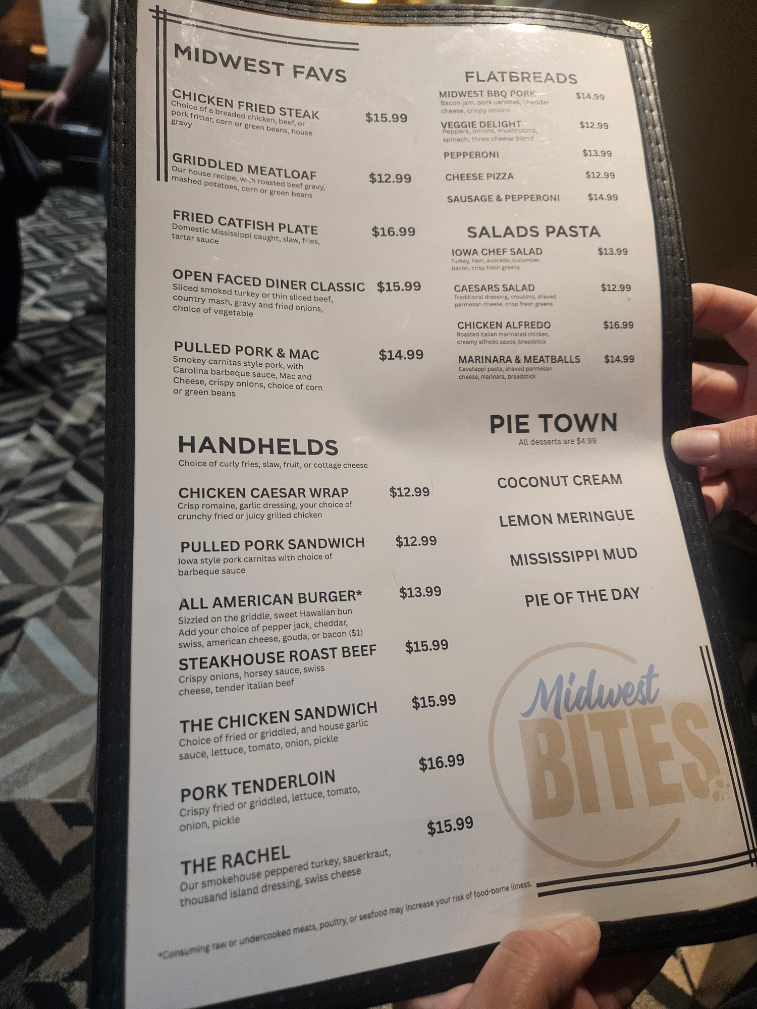 Midwest Bites Menu