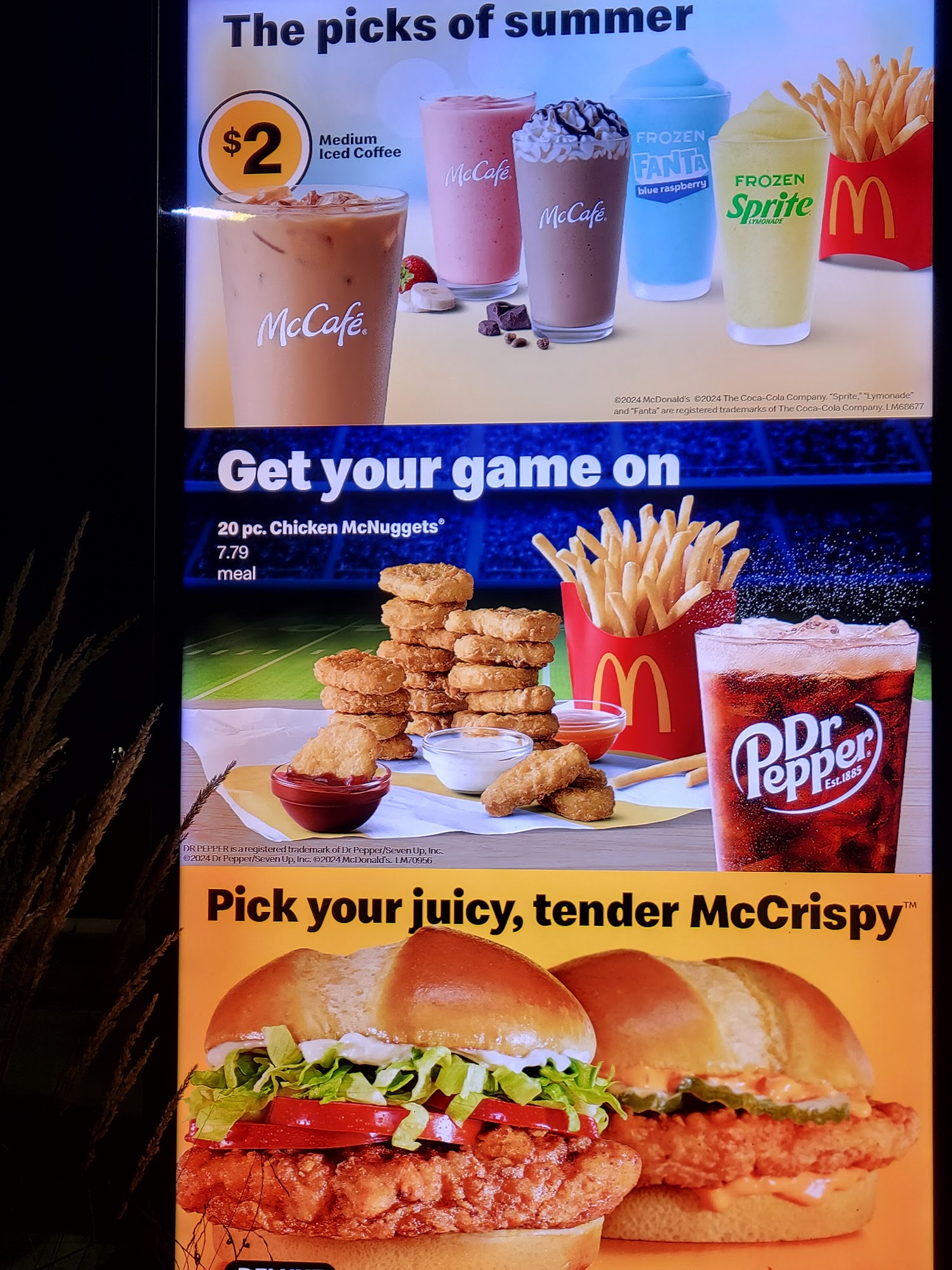 McDonald's Menu