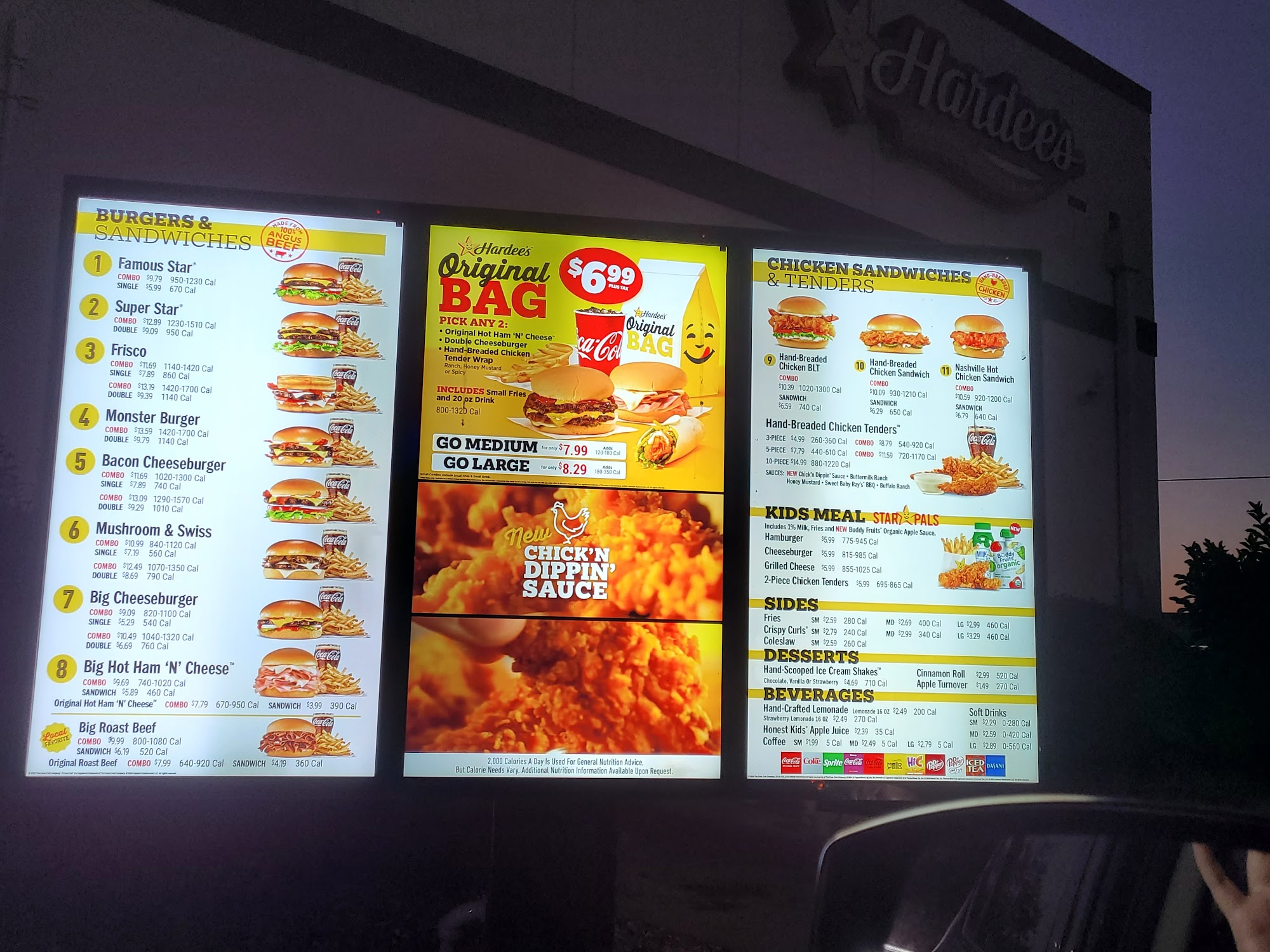 Hardee’s Menu