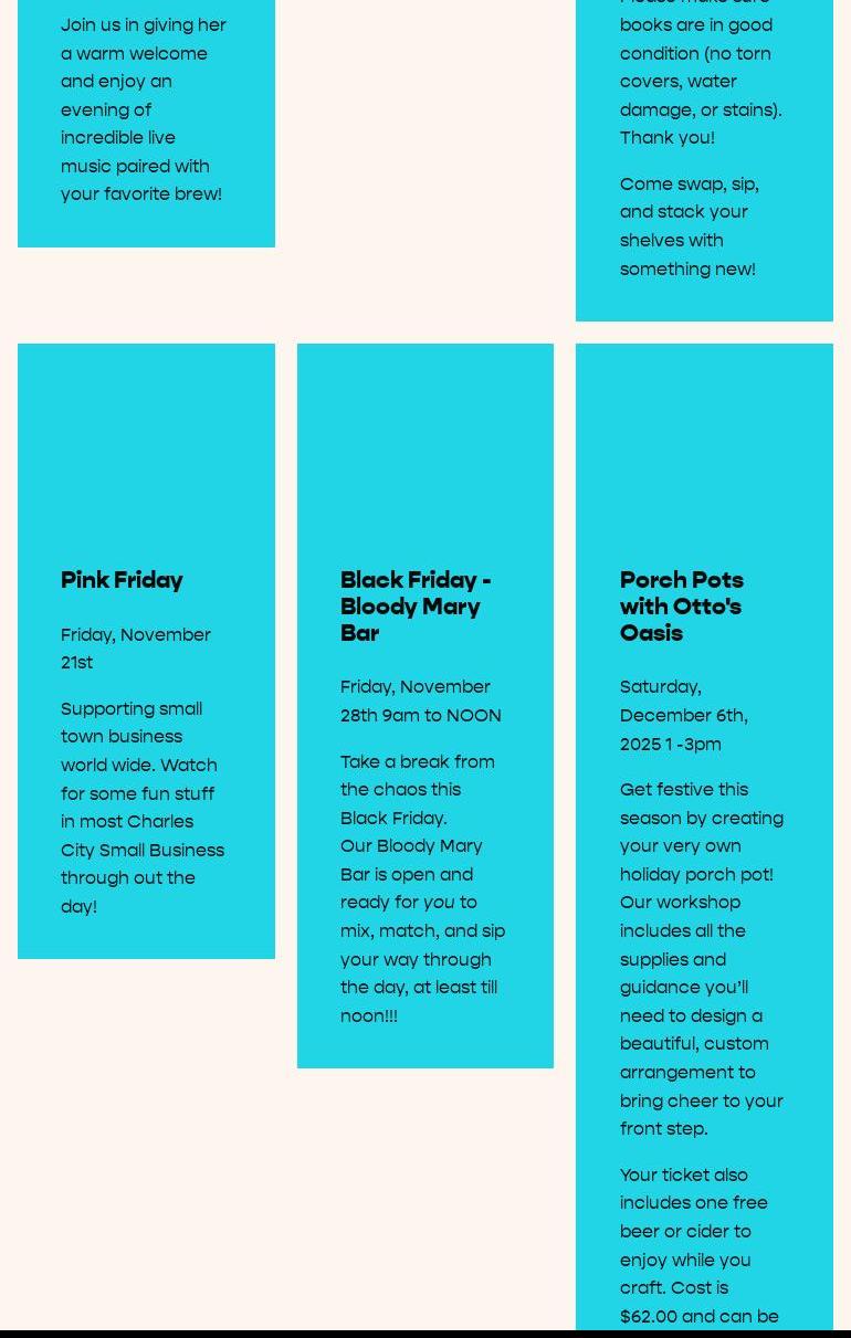 Tellurian Brewing Menu