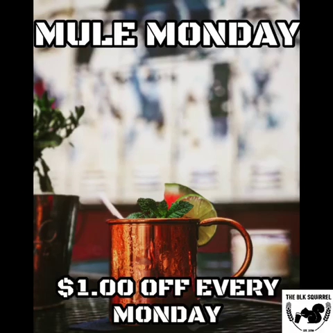 The BLK Squirrel Menu