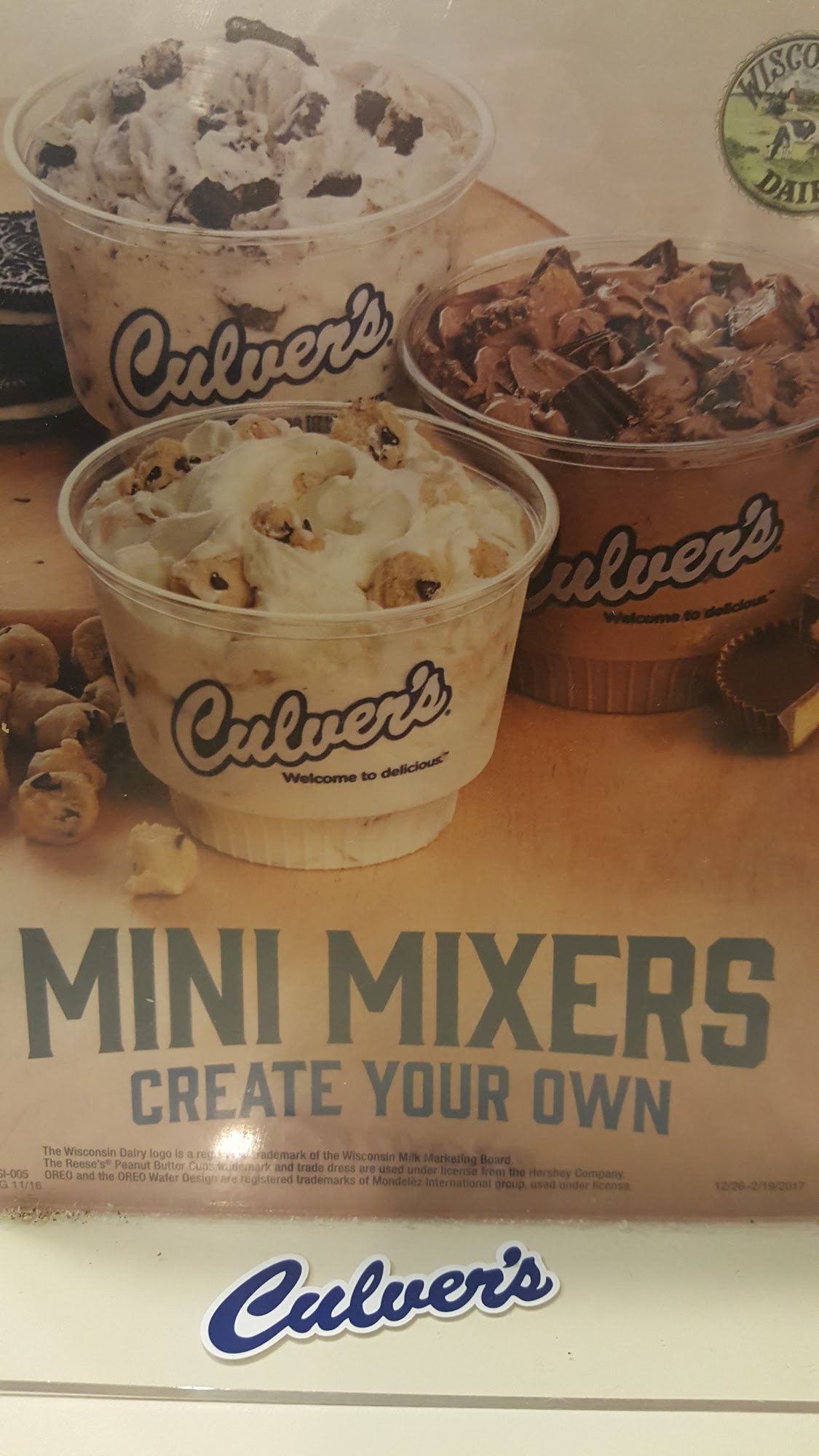 Culver’s Menu