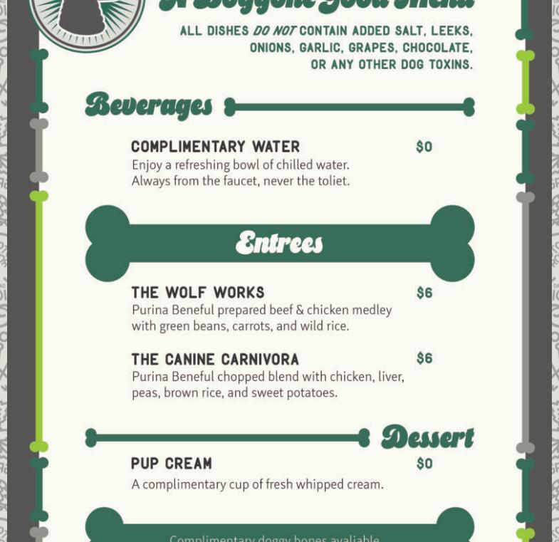 Great River Brewery Menu