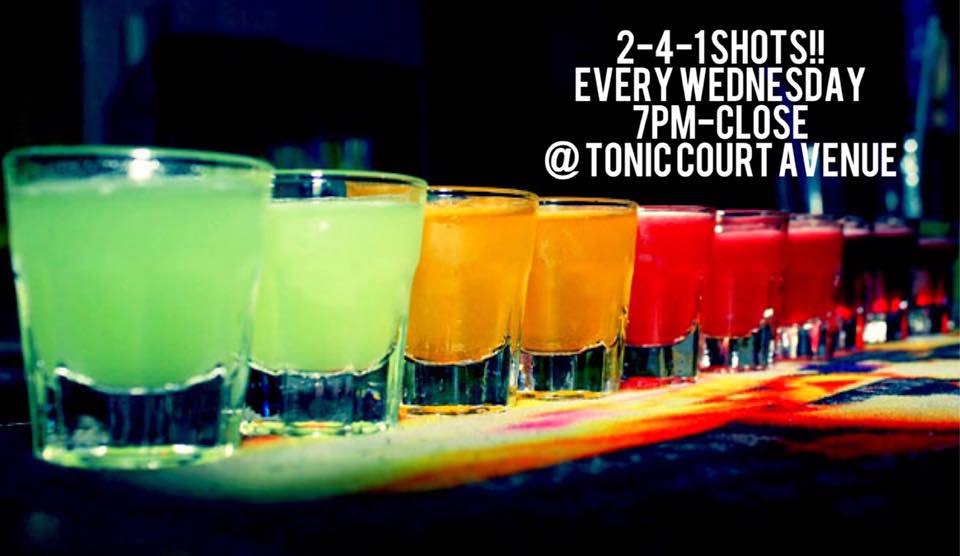 Tonic Court Ave. Menu