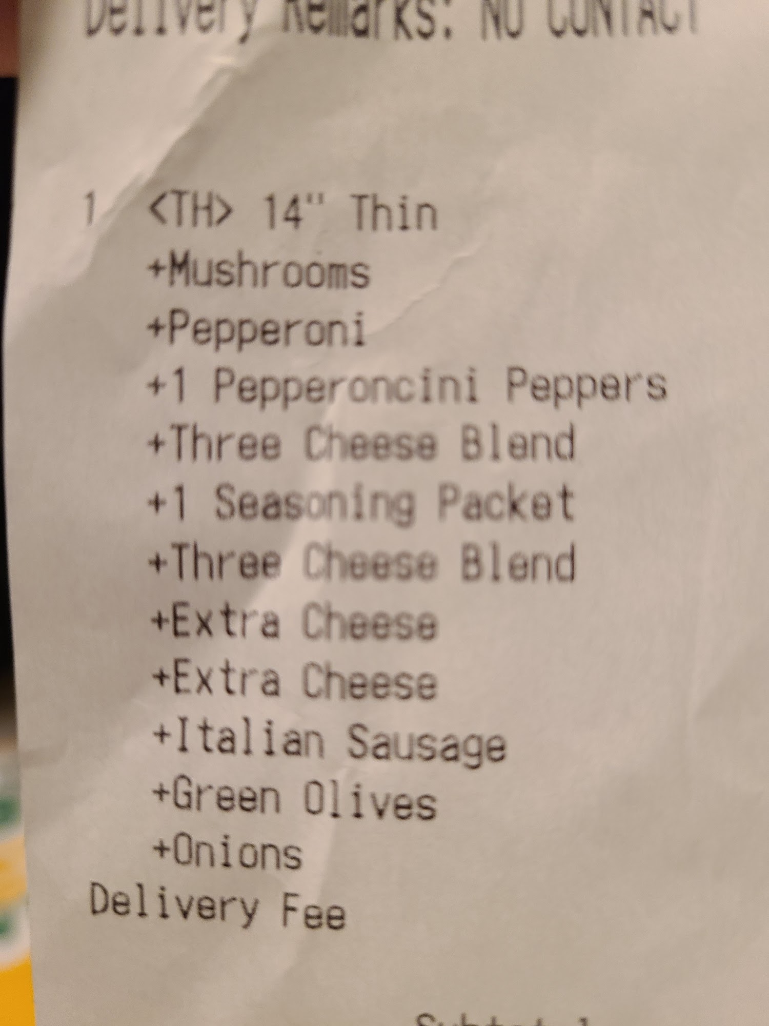 Papa Johns Pizza Menu