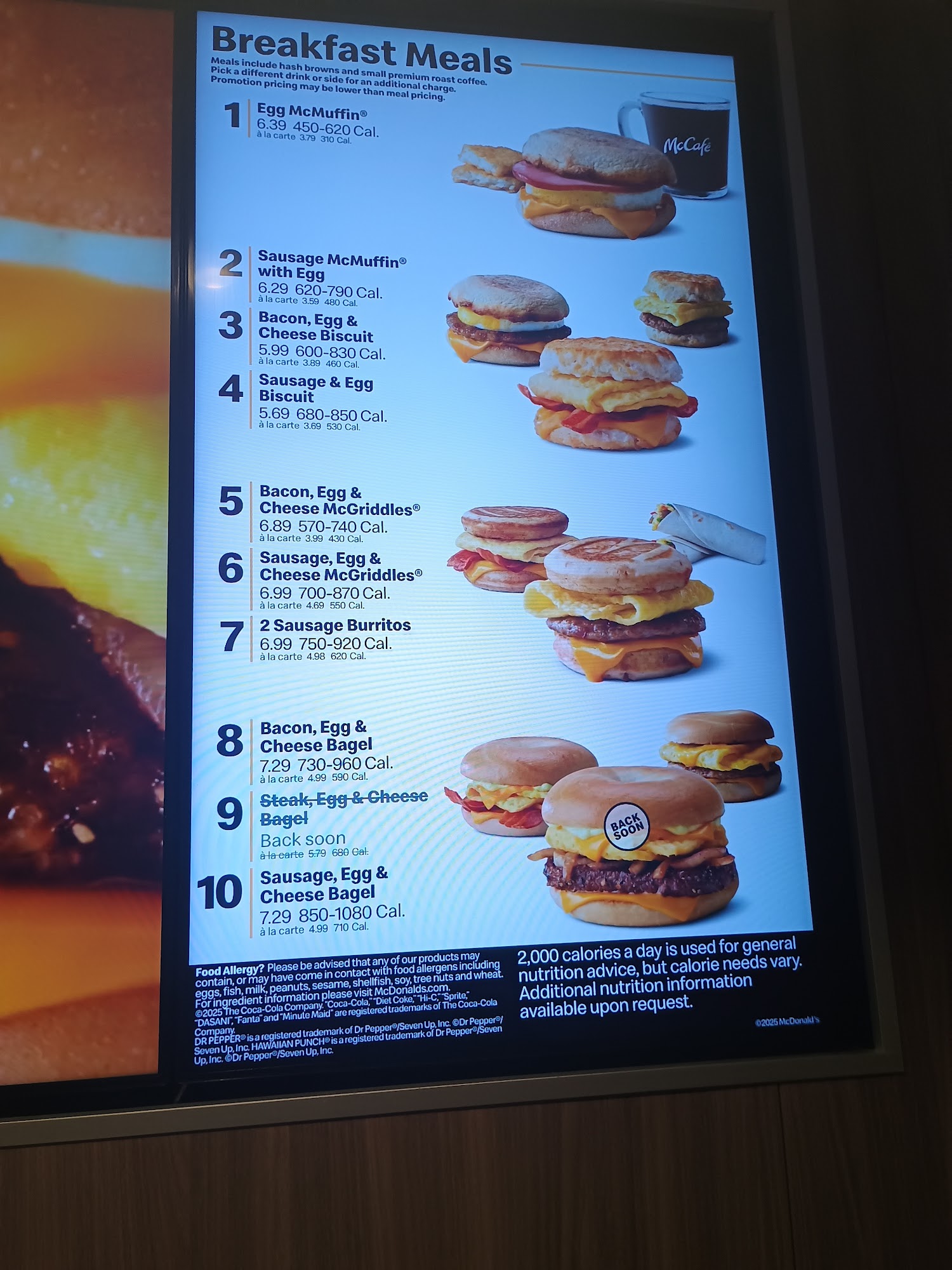 McDonald's Menu