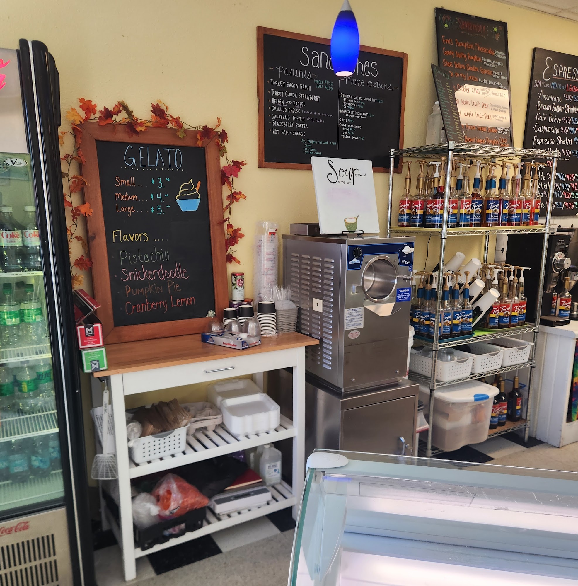 Em's Coffee Company Menu