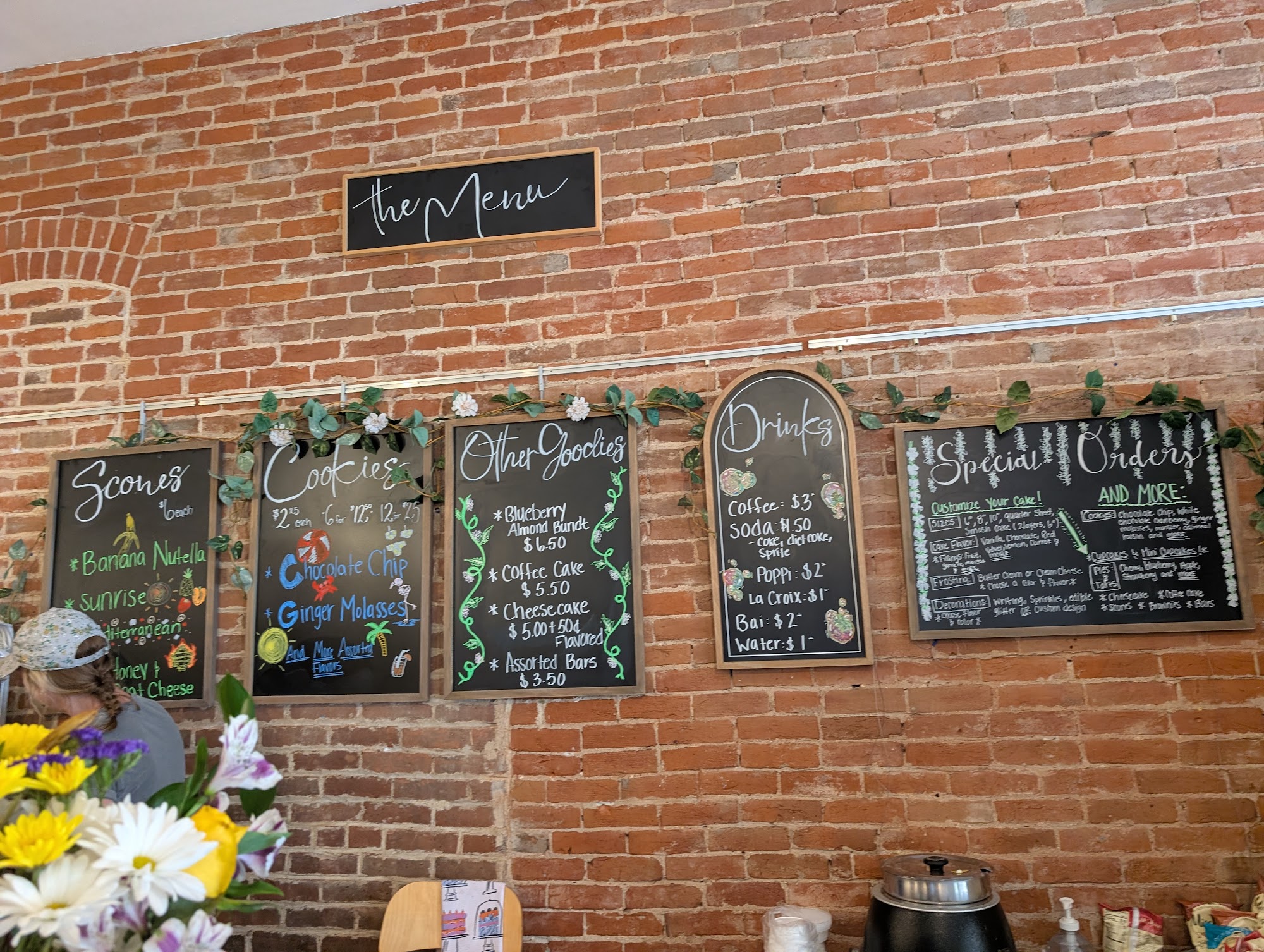 White Tree Bakery Menu