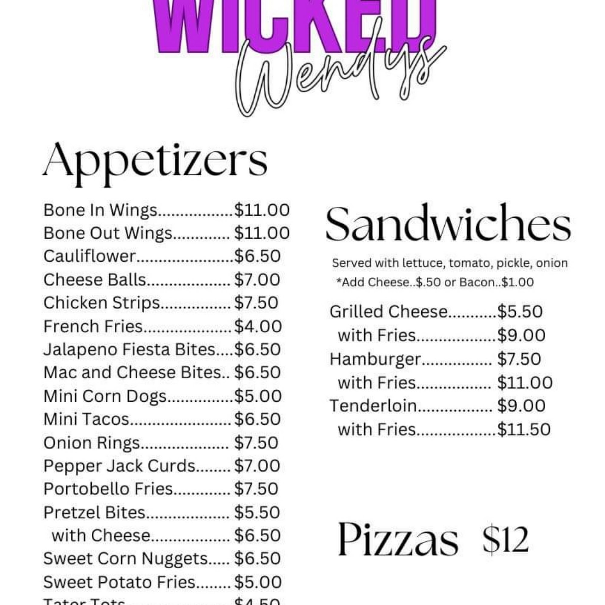 Wicked Wendys 401 Main St, New Market