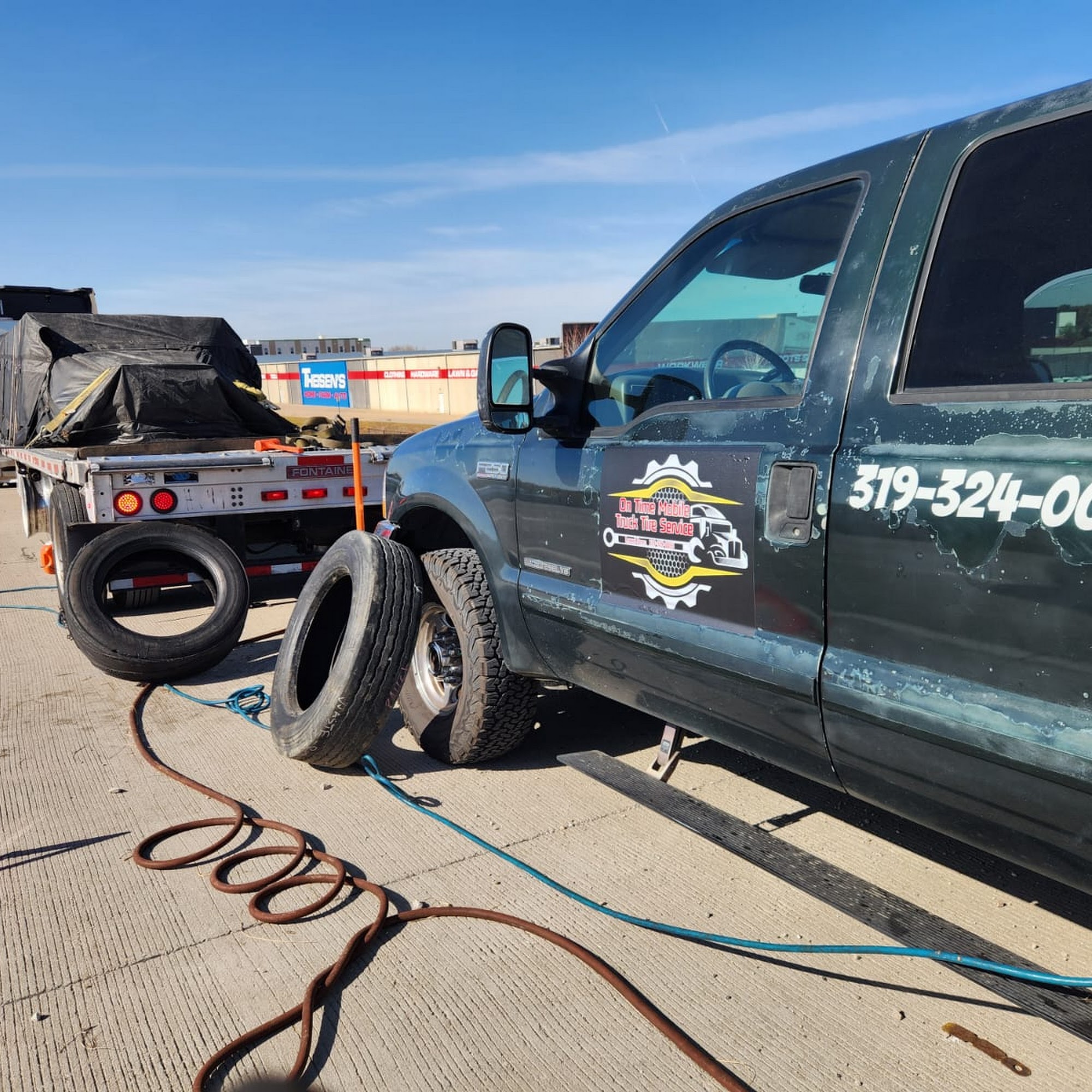 On Time Mobile Truck Tire Service 1420 Doe Run Dr, North Liberty Iowa 52317