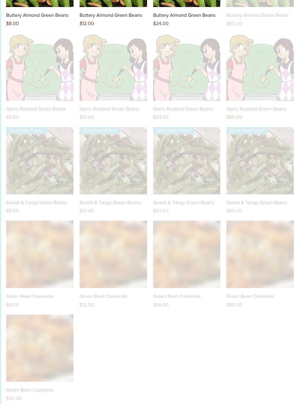 Kitchen Sisters, LLC Menu