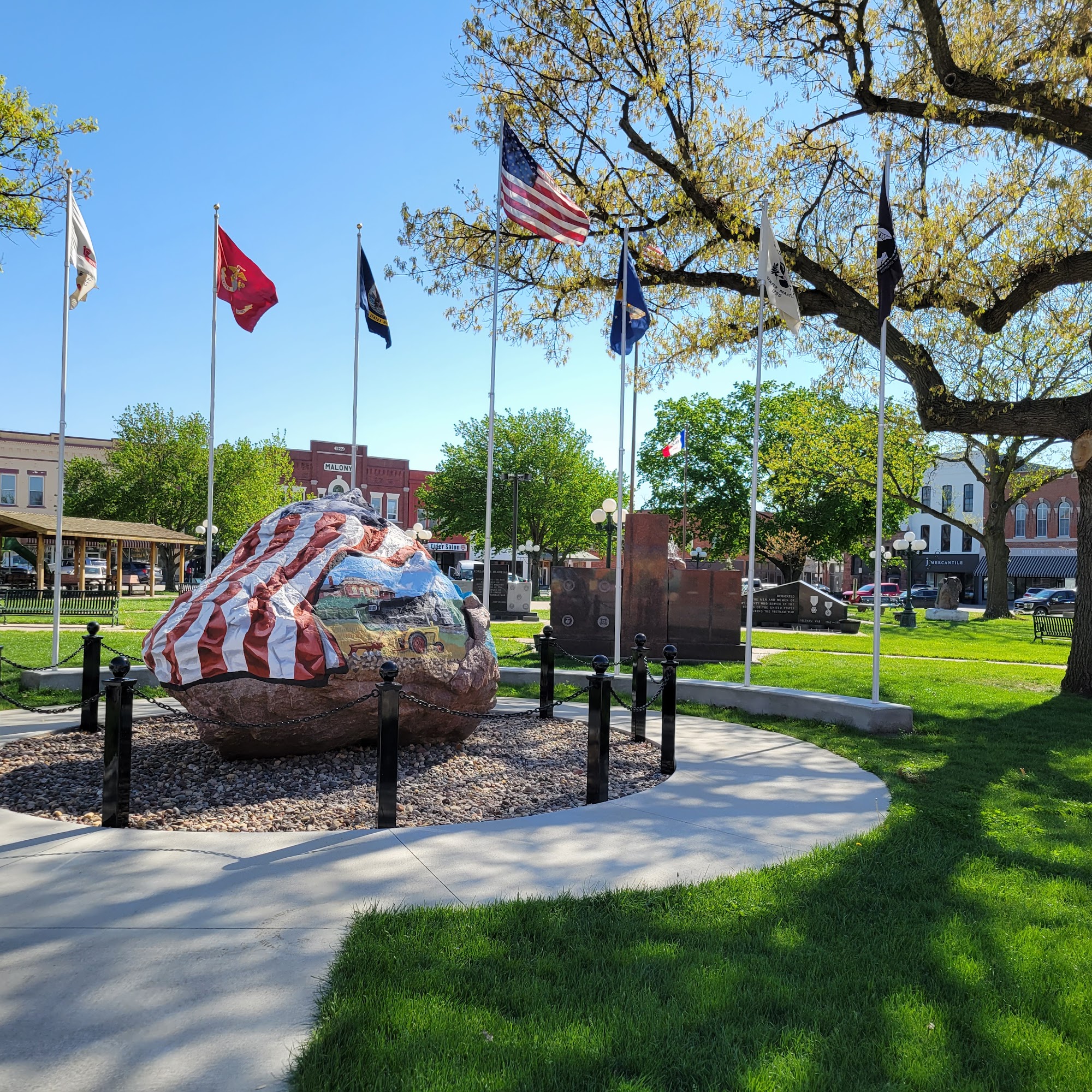 Historic Fountain Square Park Red Oak