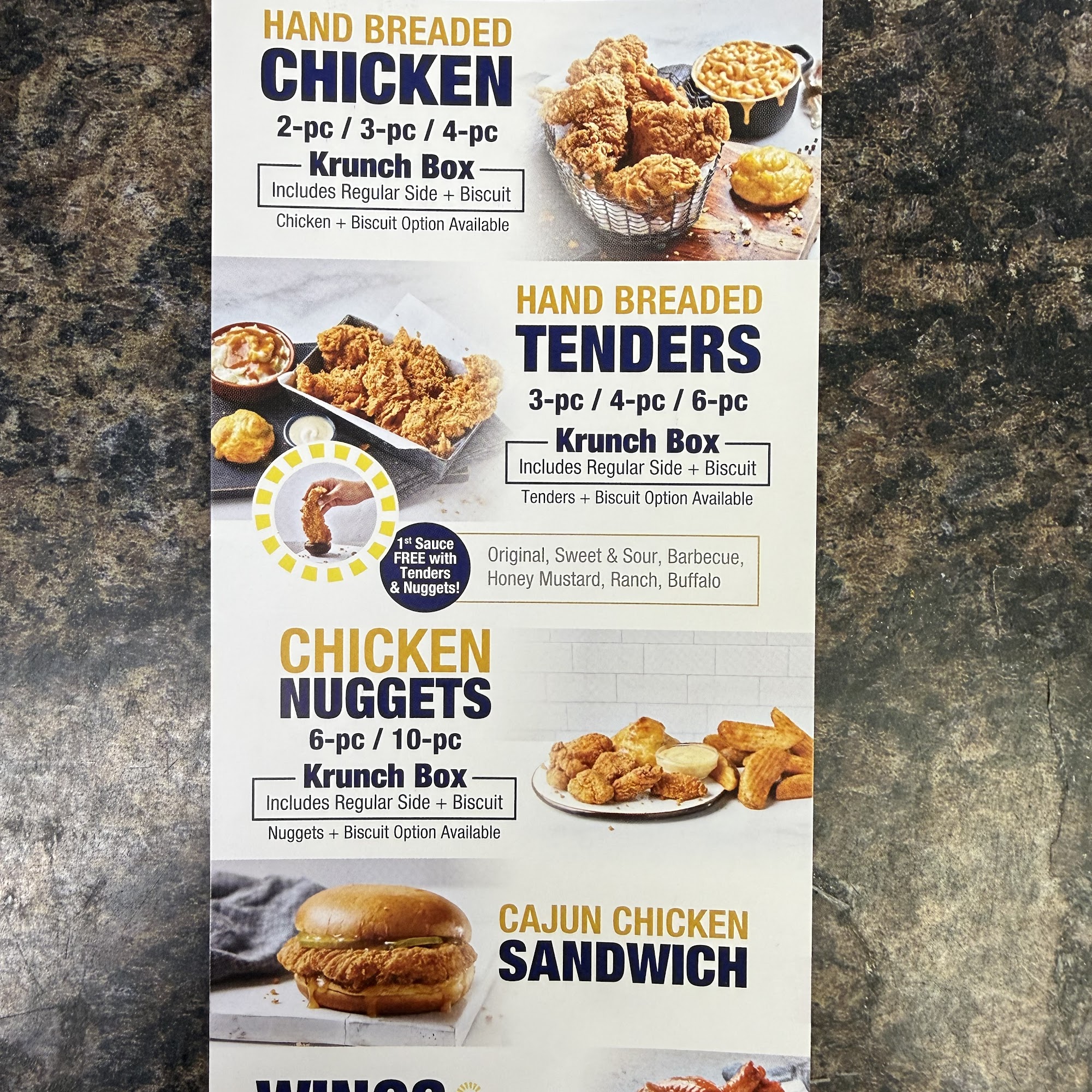 Hot Stuff Pizza Menu