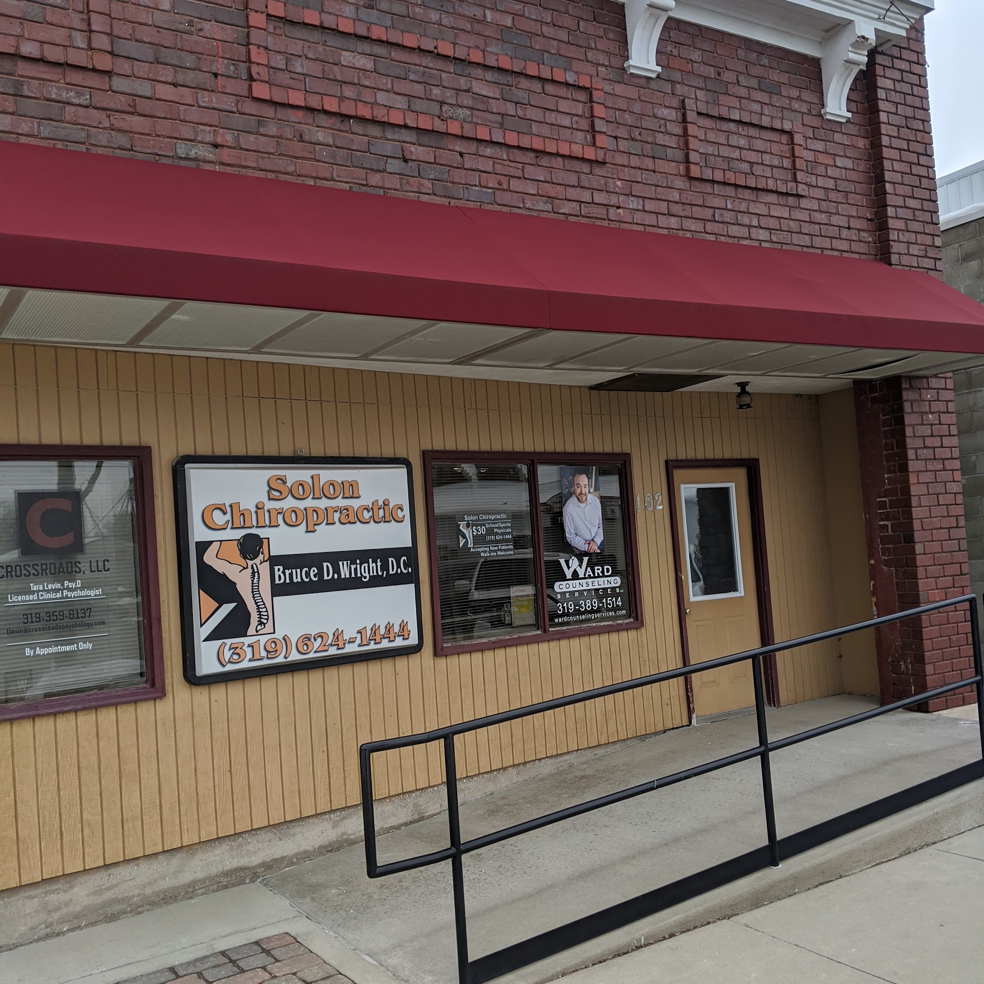 Ward Counseling Services, LLC 102 E Main St, Solon Iowa 52333