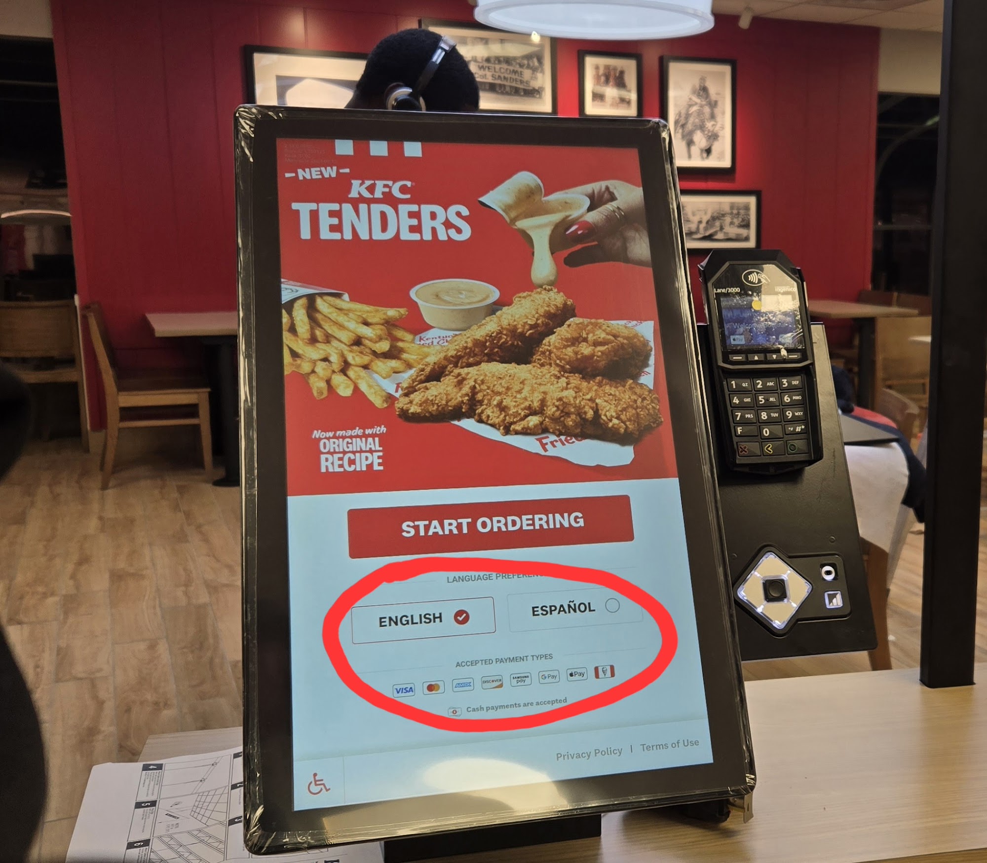 KFC Menu