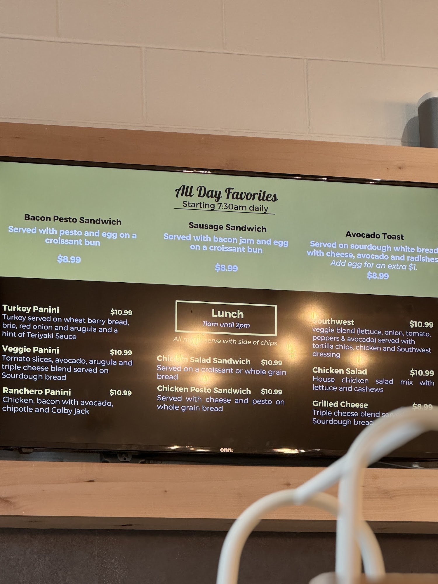 Medlar Coffee Co. Menu