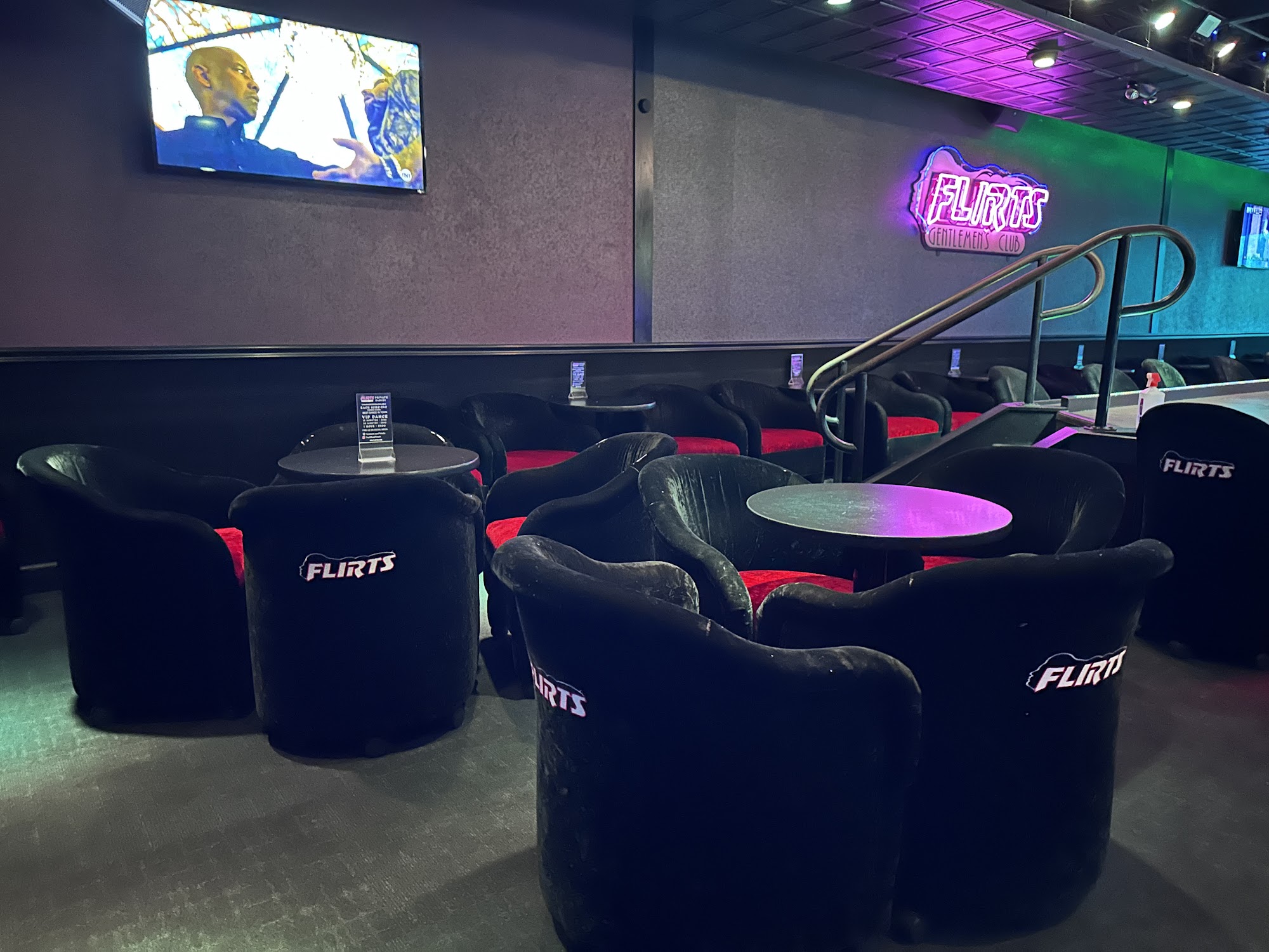 Flirt's Gentlemens Club Menu