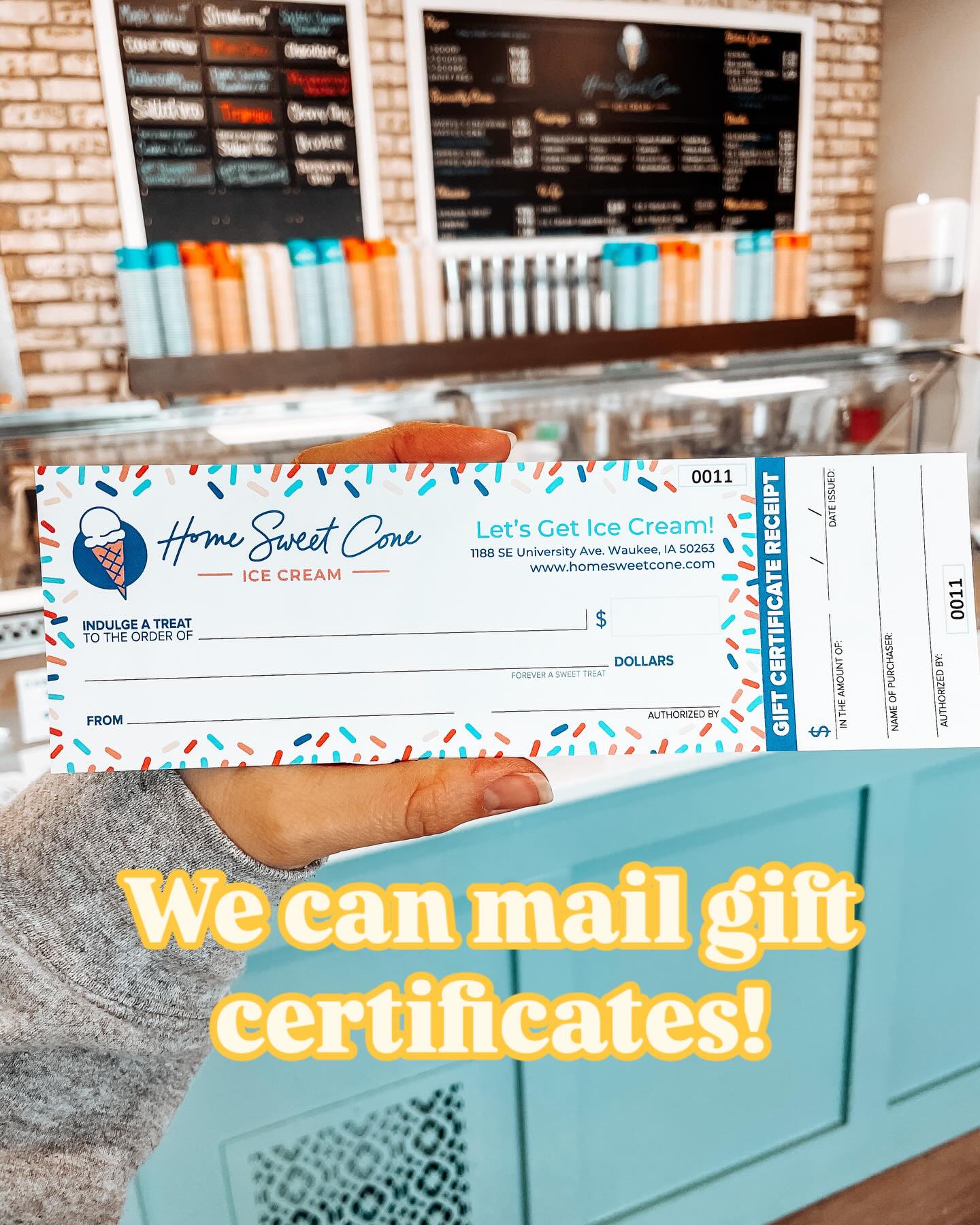 Home Sweet Cone Ice Cream Waukee