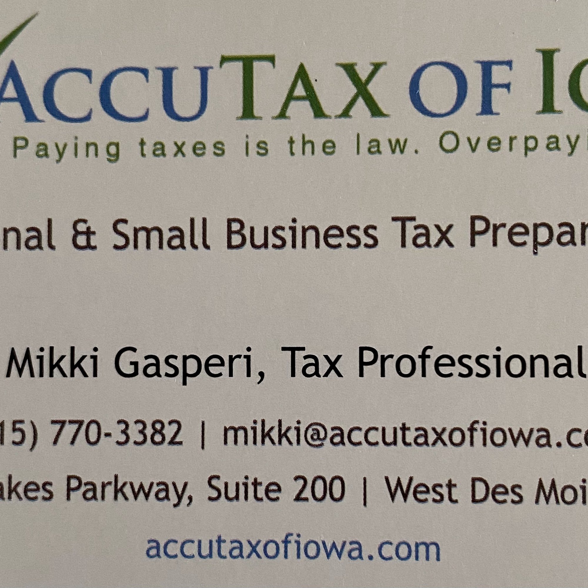 AccuTax of Iowa LLC