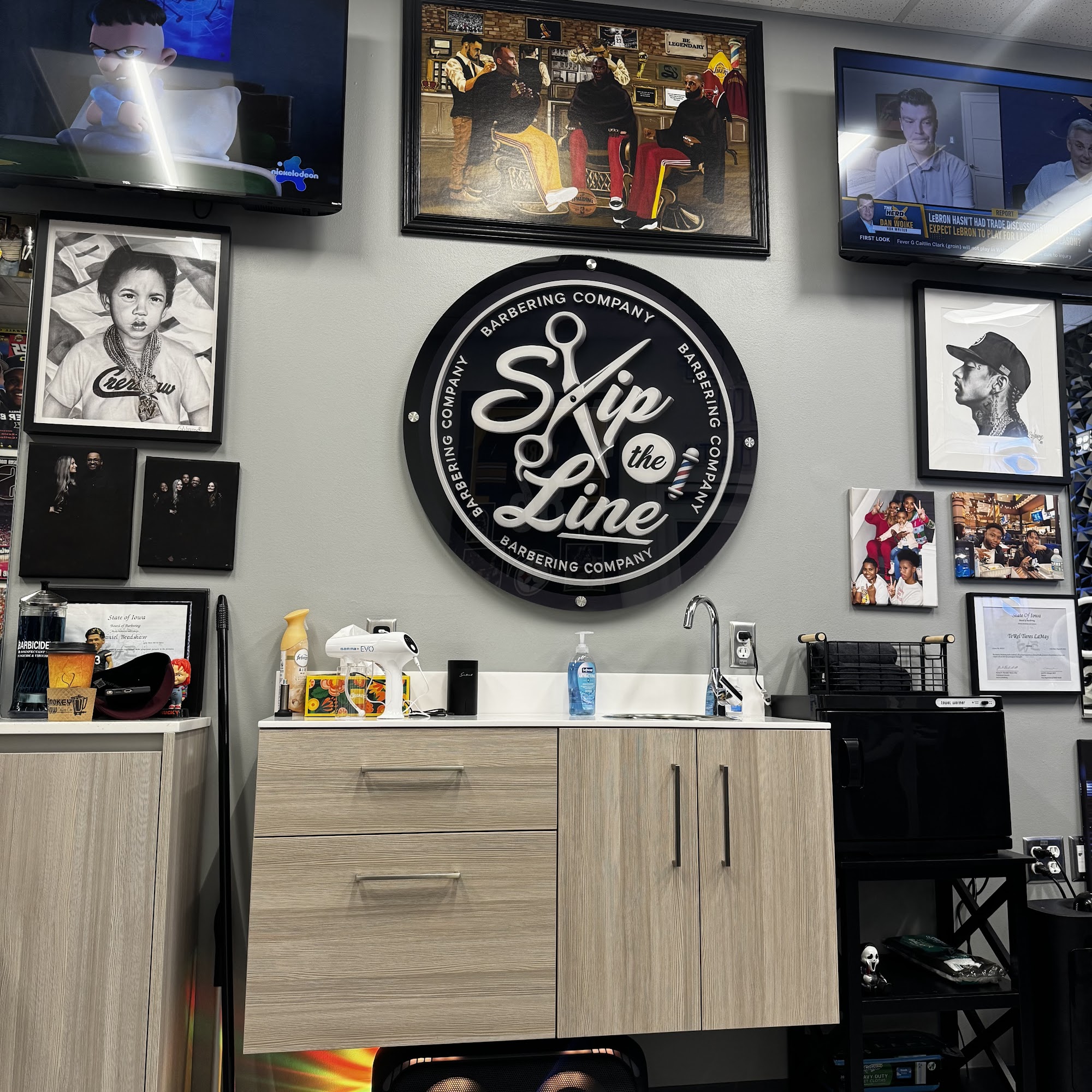 Skip The Line Barbering Co. 4520 University Ave, West Des Moines Iowa 50266