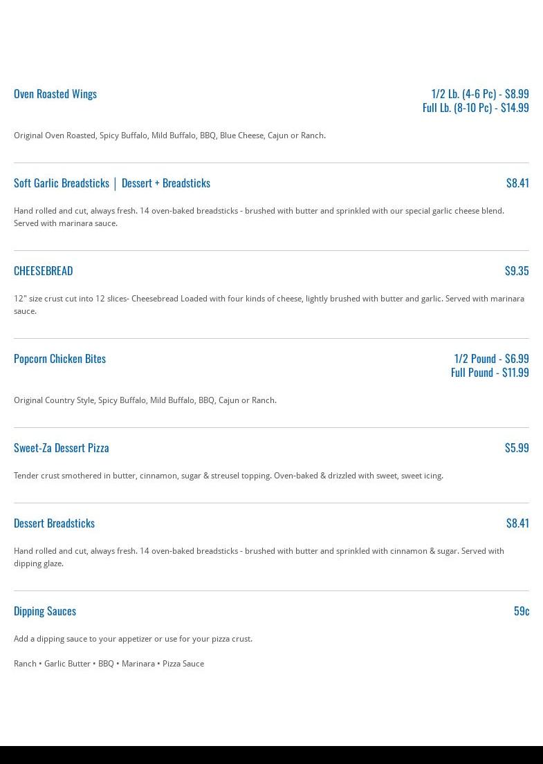 Paul Revere's Pizza 122 E Third St, West Liberty