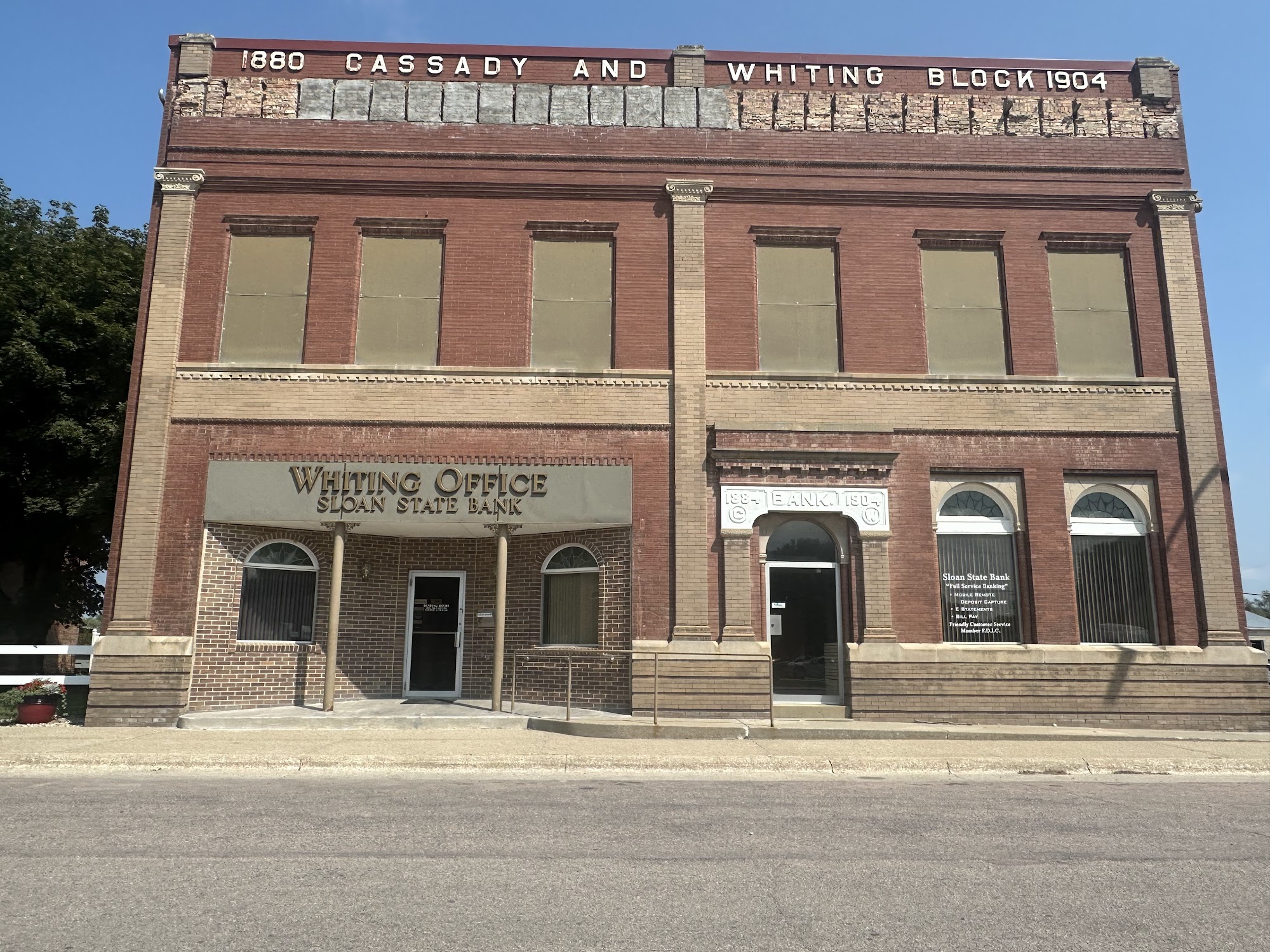 Sloan State Bank Whiting