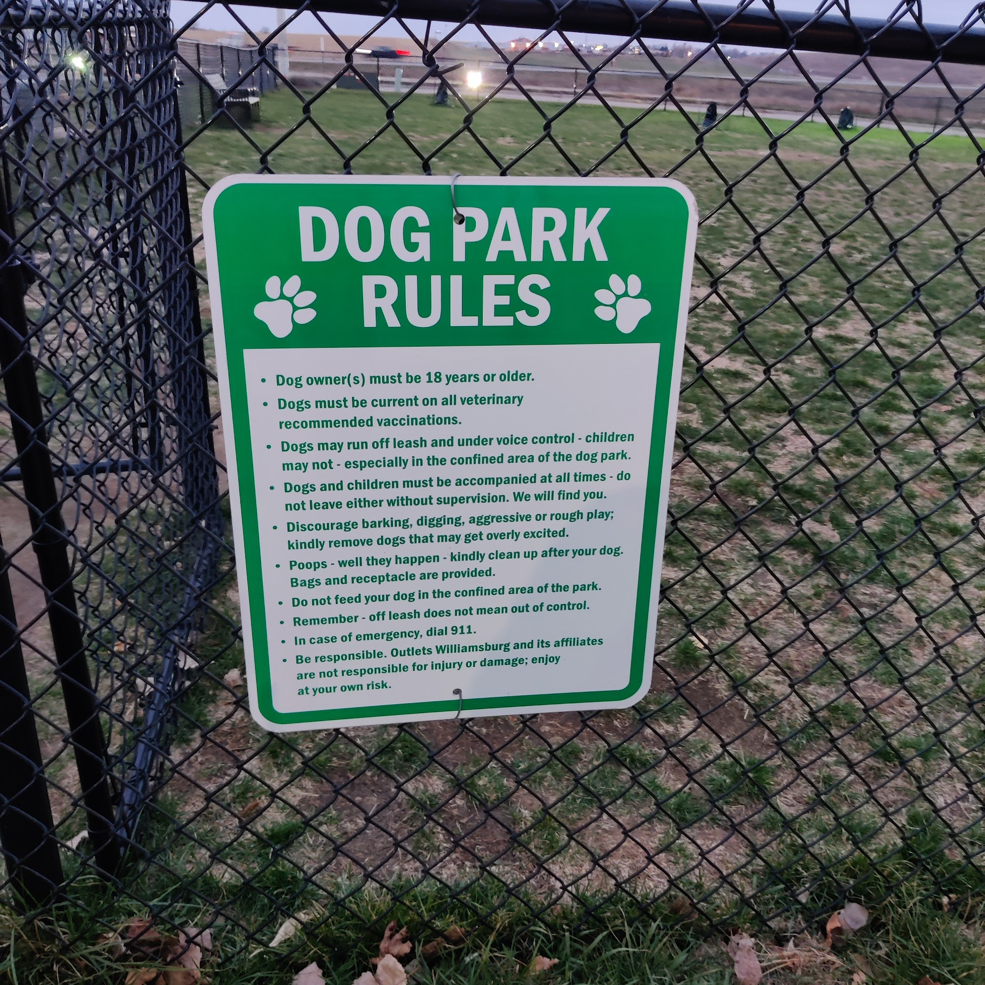 Dog Park at O.W. Williamsburg
