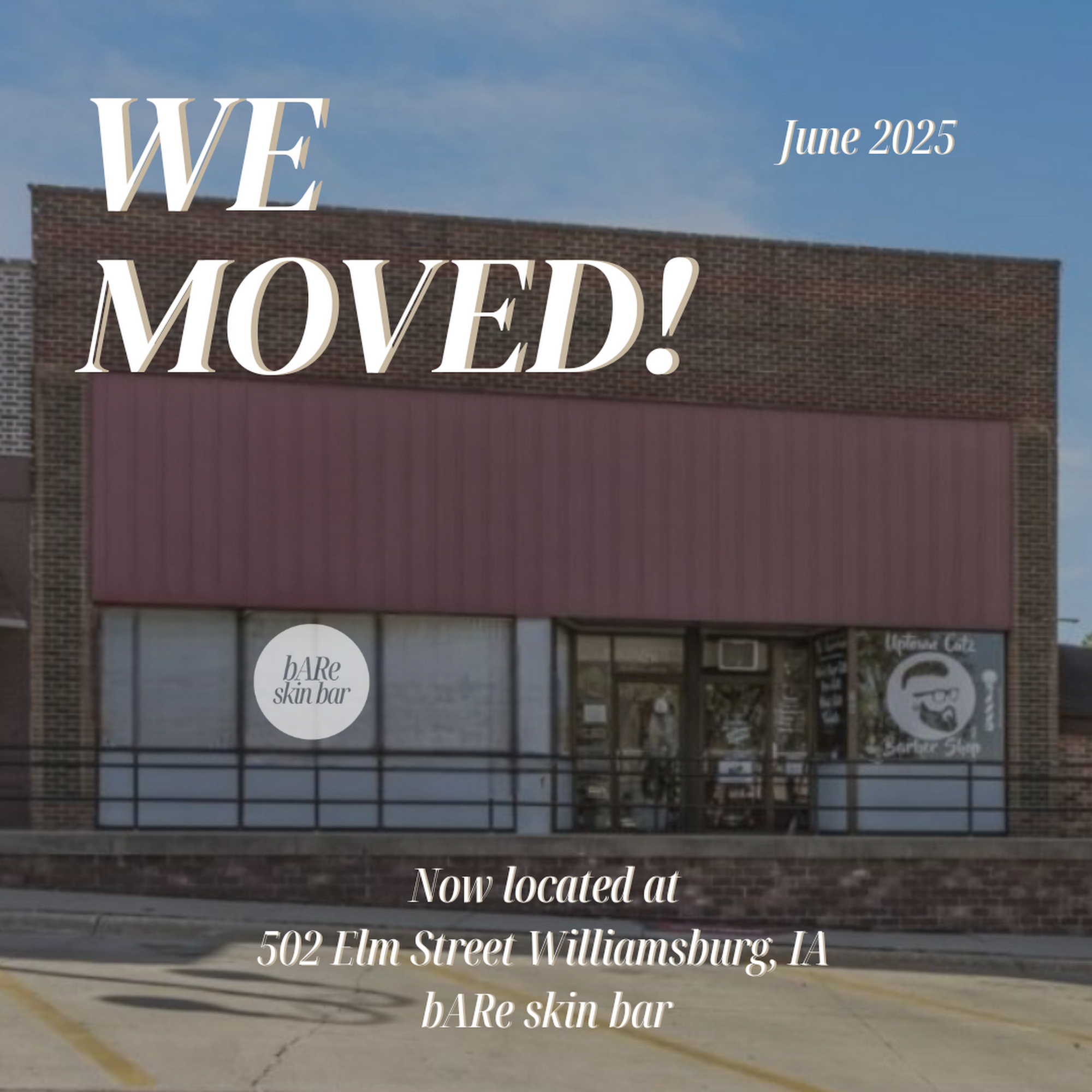 bARe skin bar 502 Elm St, Williamsburg Iowa 52361