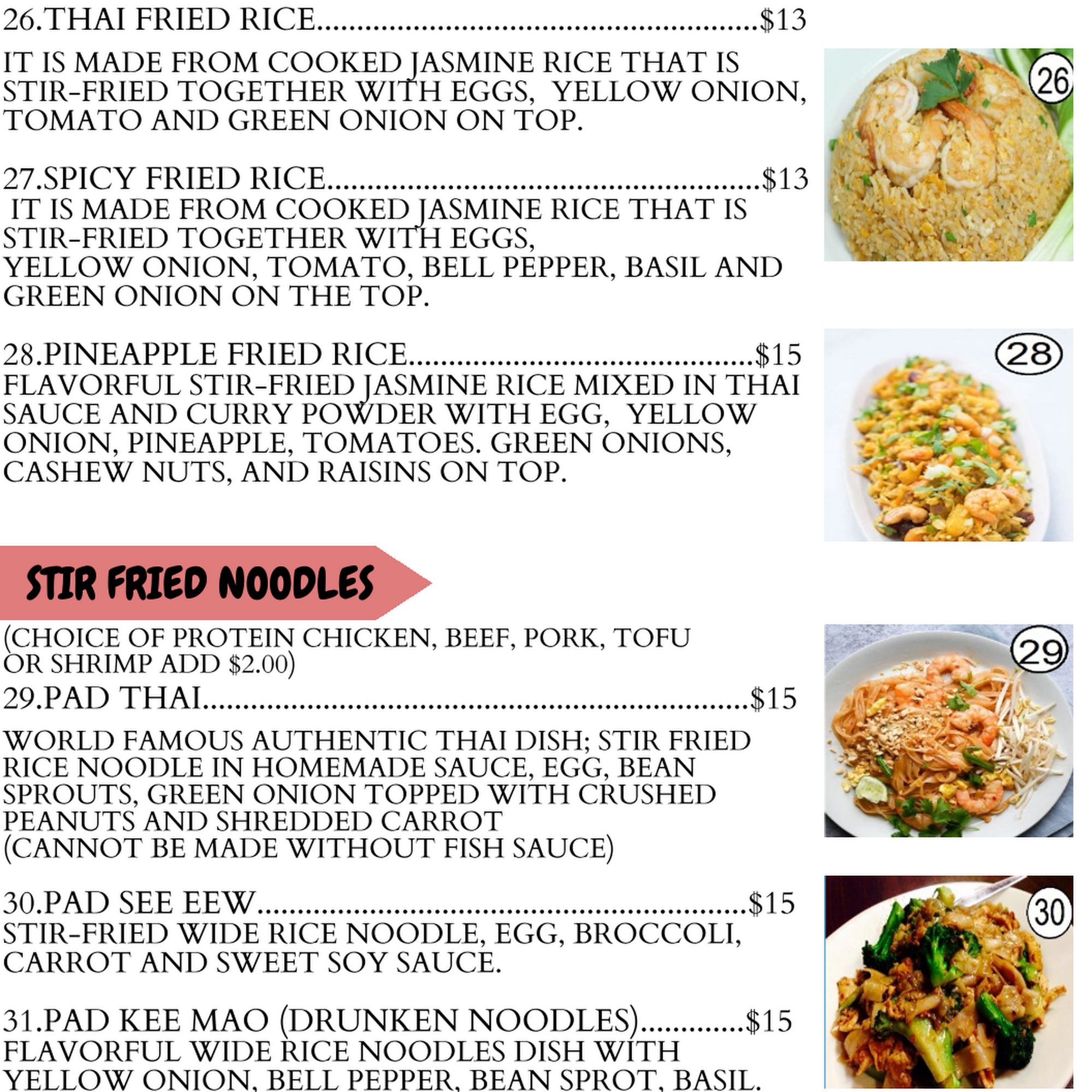 Charm Thai Cuisine Burley