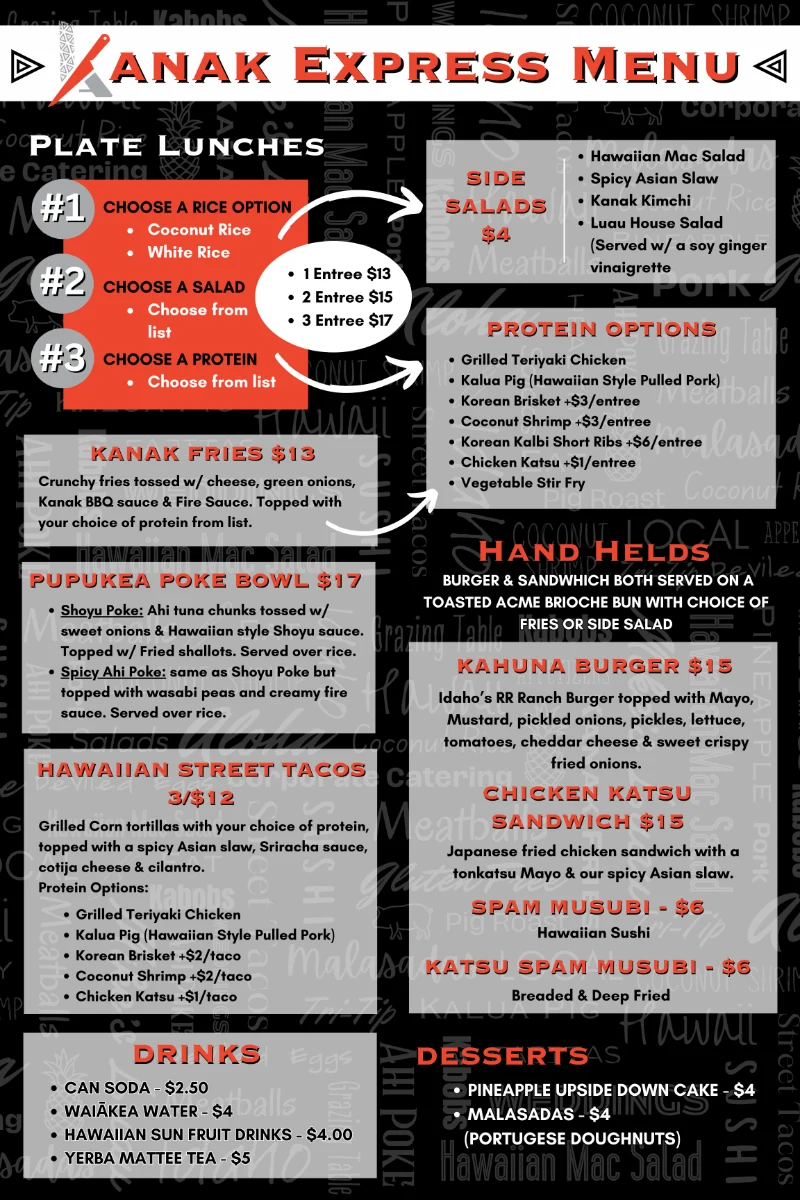 Kanak Express Food Trucks 308 N Main St, Cascade