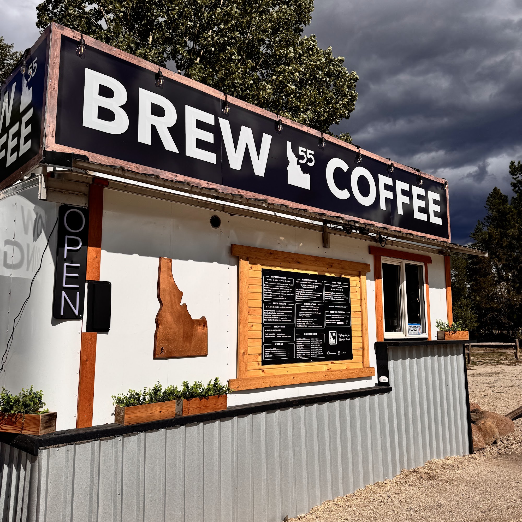 Brew55 Coffee 900 S Main St, Cascade, ID 83611