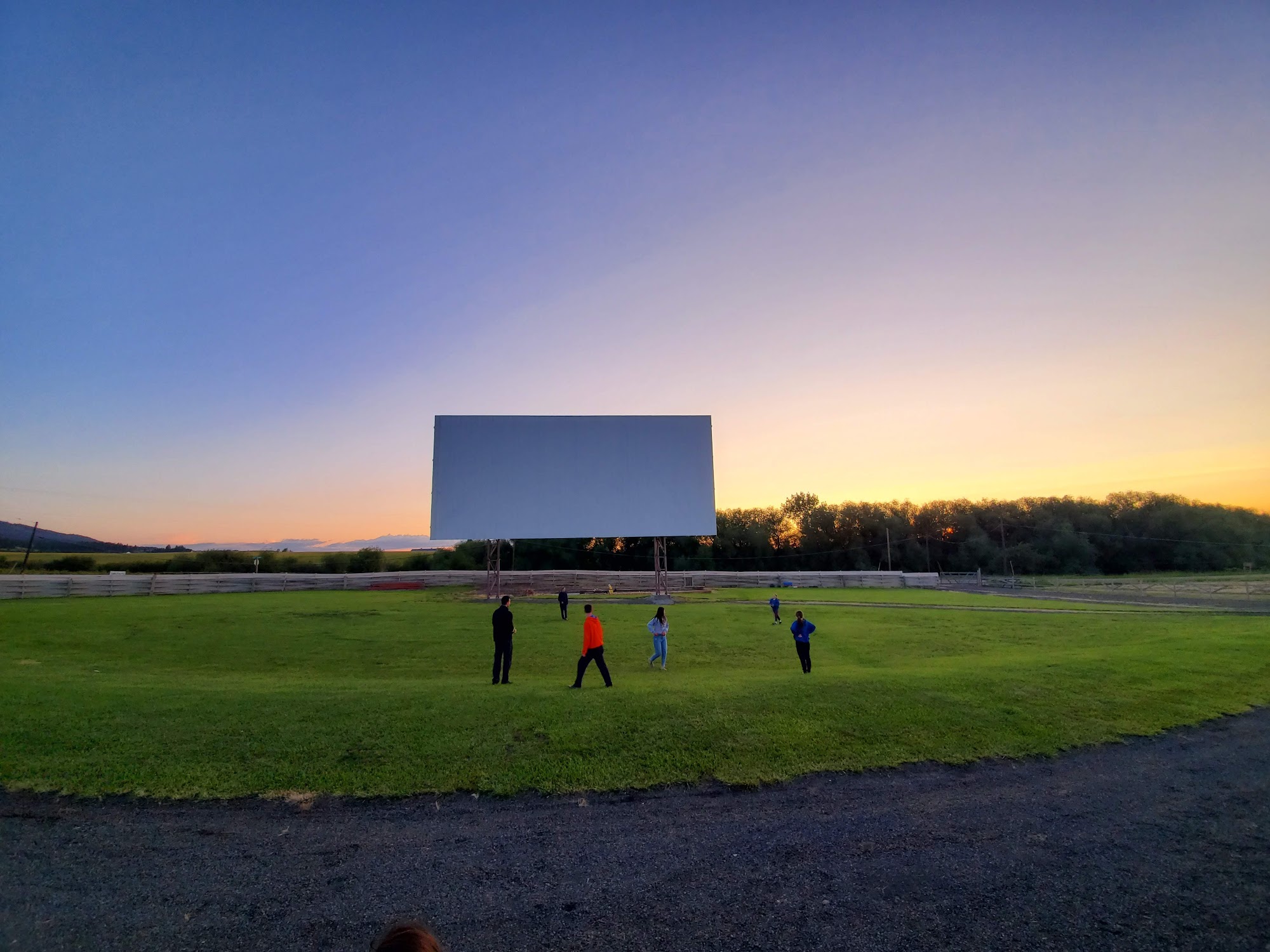 Sunset Auto Vue Drive-In Movie Theater Grangeville