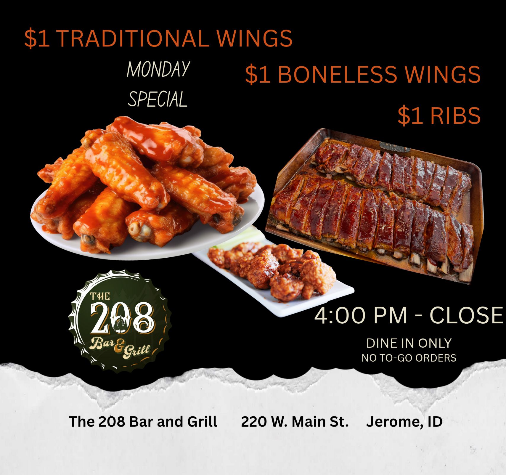 The 208 Bar and Grill Jerome