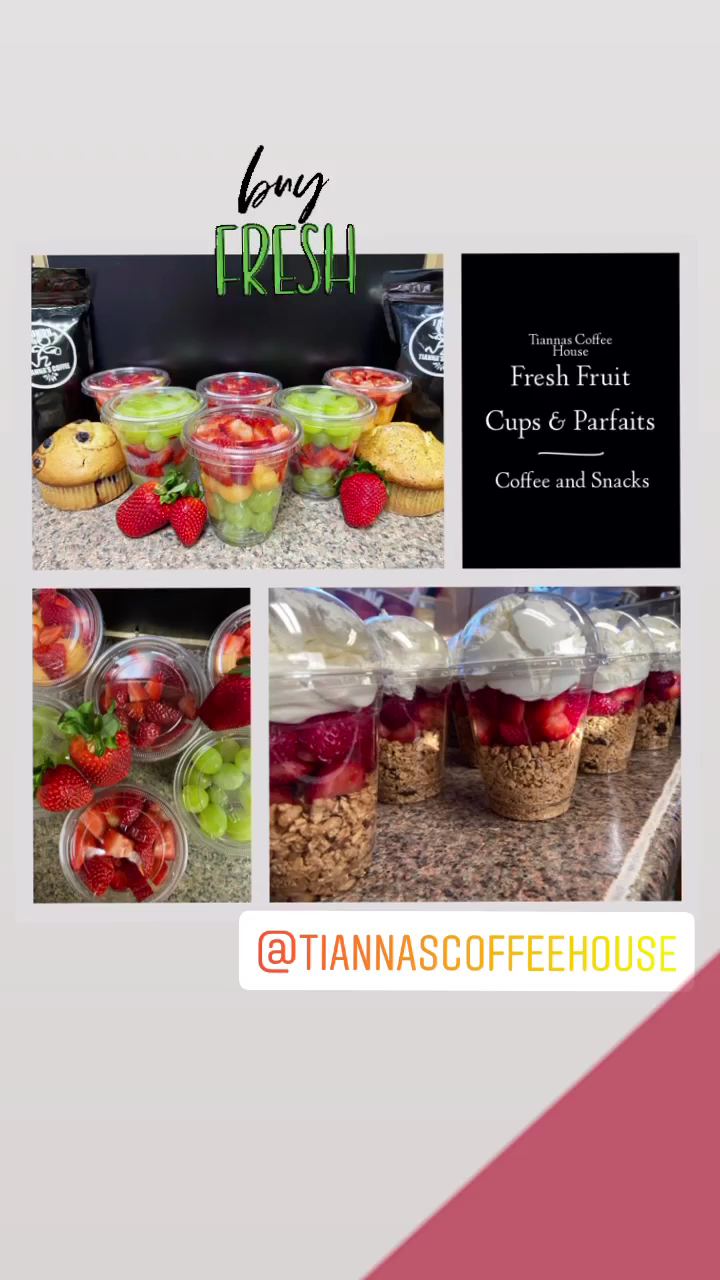 Tianna's Coffee House Menu