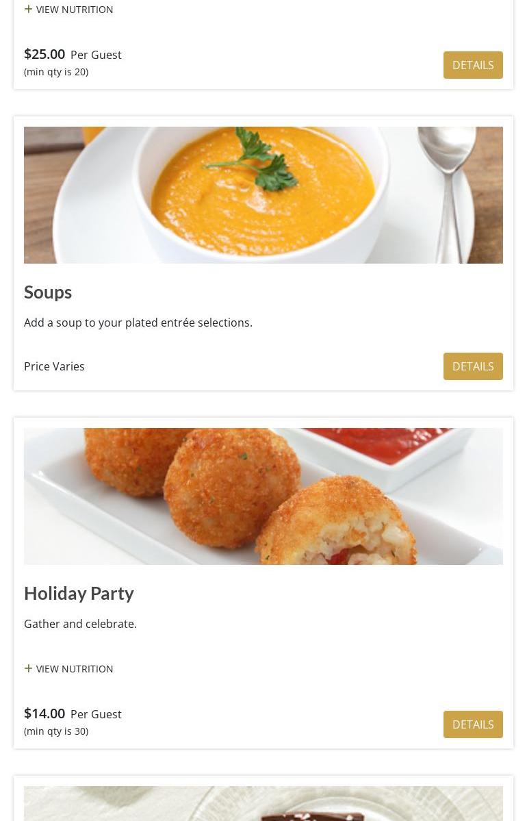 LCSC Catering Services Menu