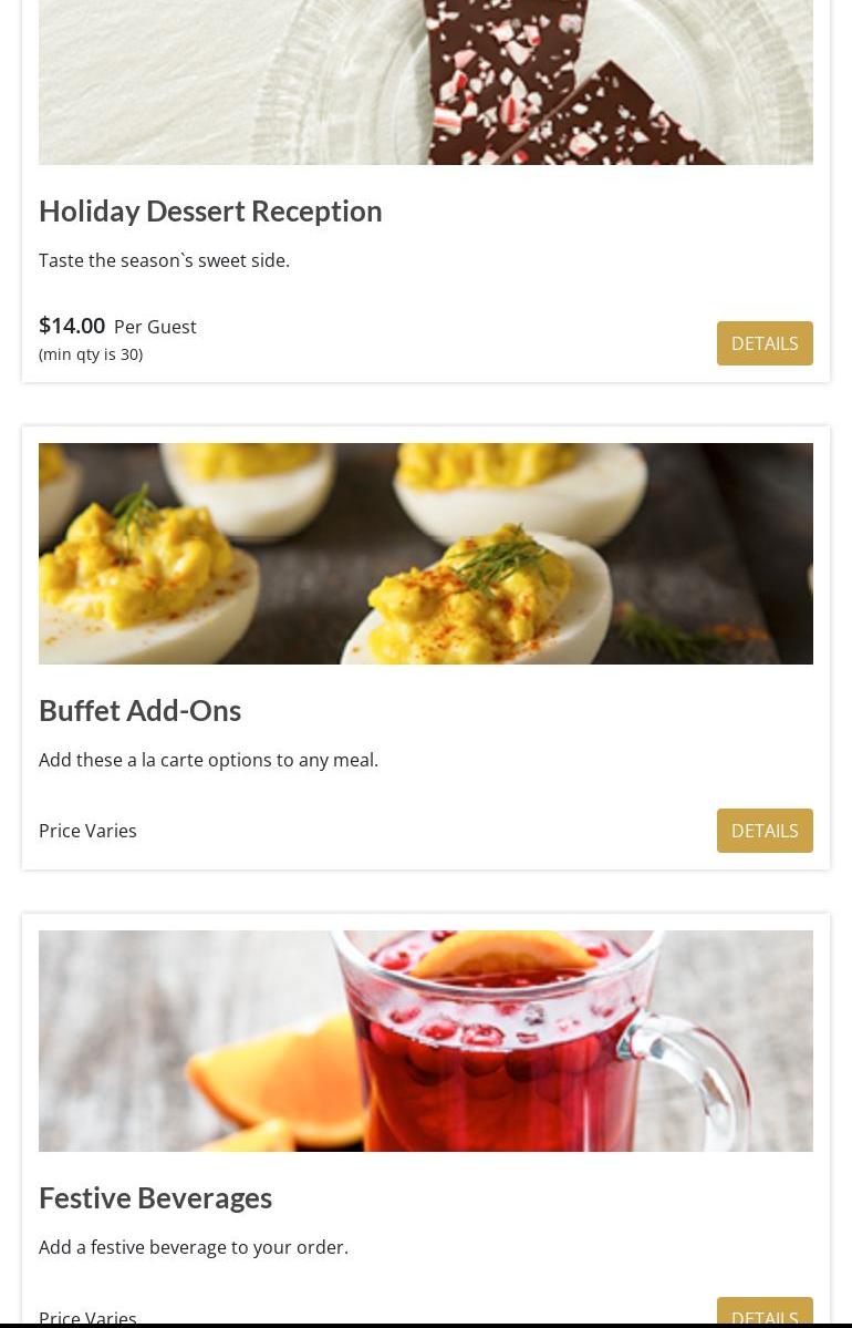 LCSC Catering Services Menu