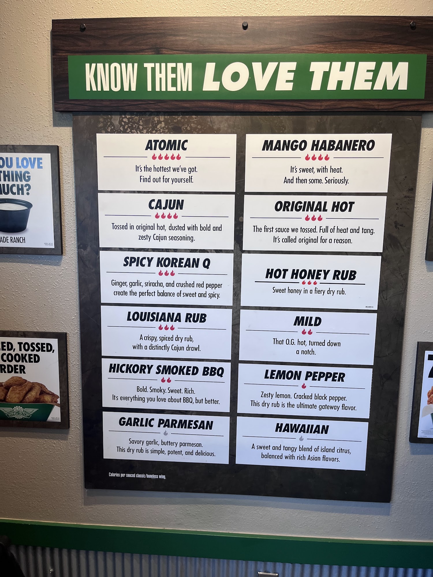 Wingstop Menu