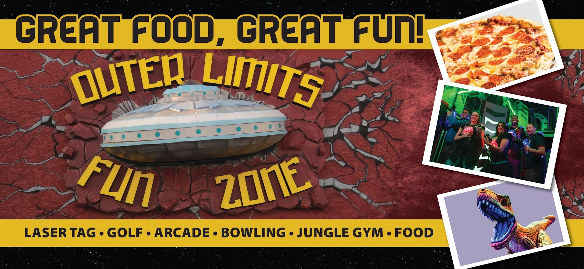 Outer Limits Fun Zone Menu