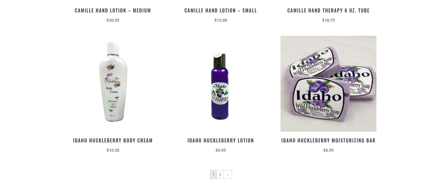 Idaho Unlimited Menu