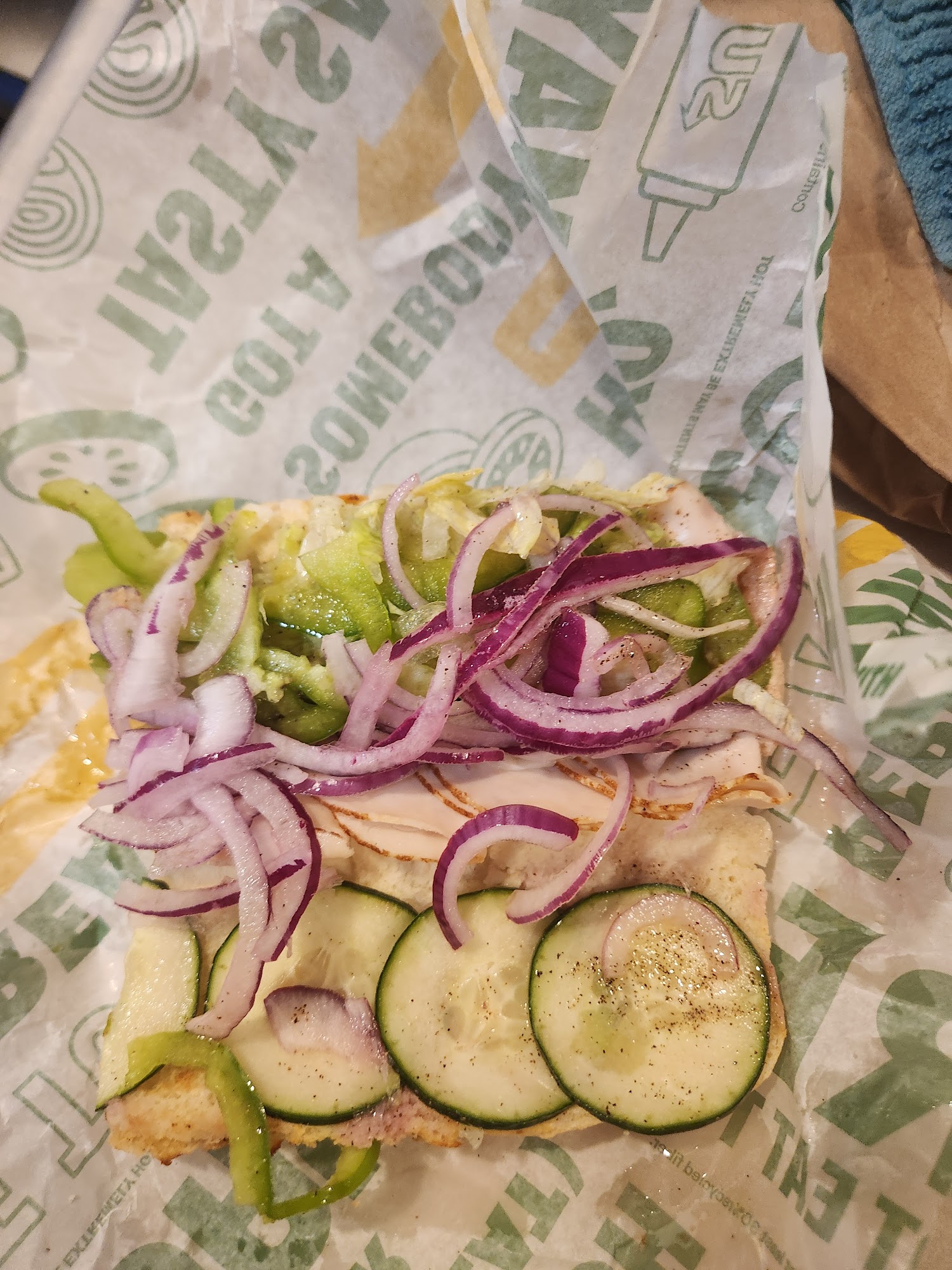 Subway Menu