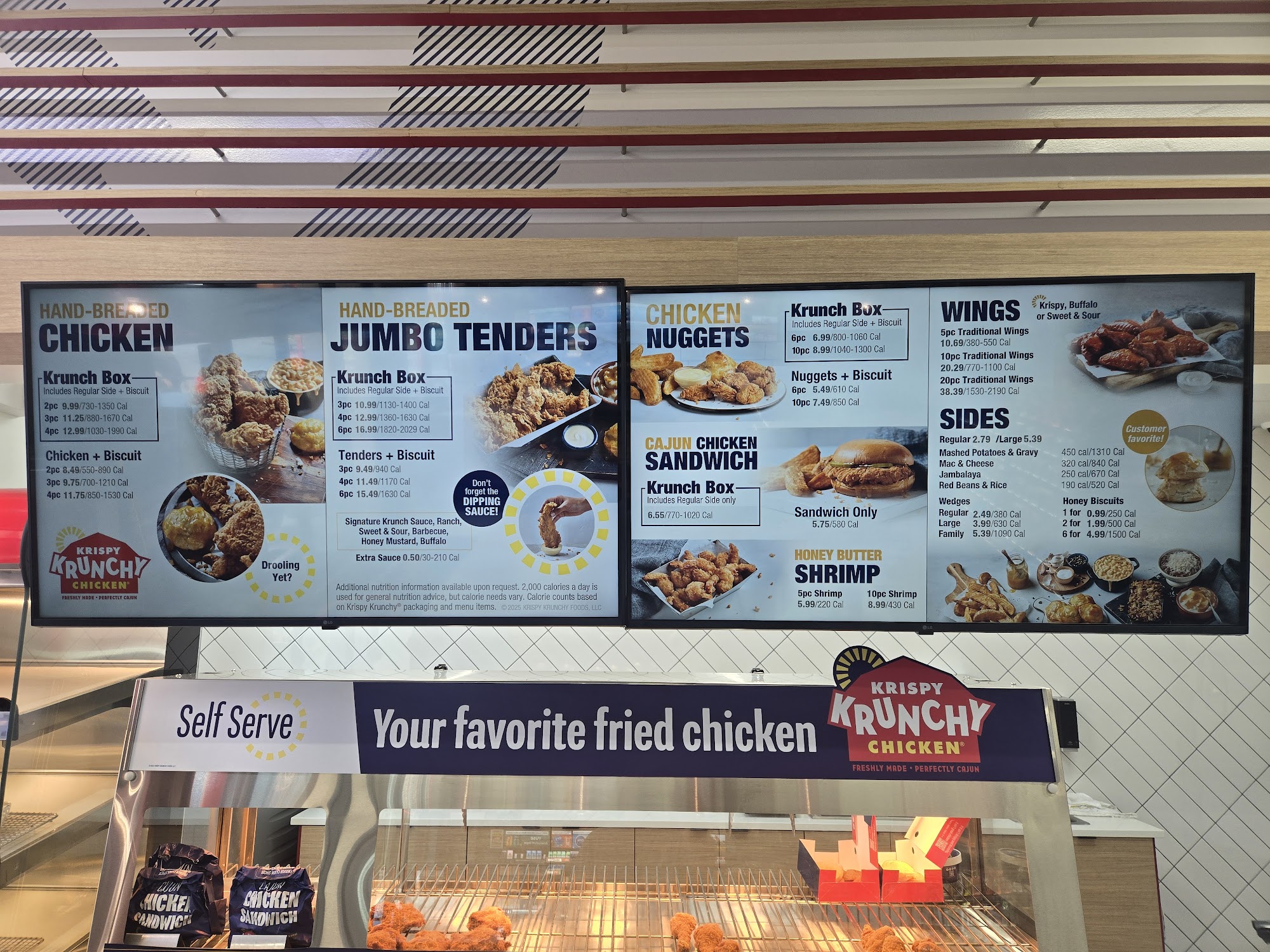 Krispy Krunchy Chicken Menu