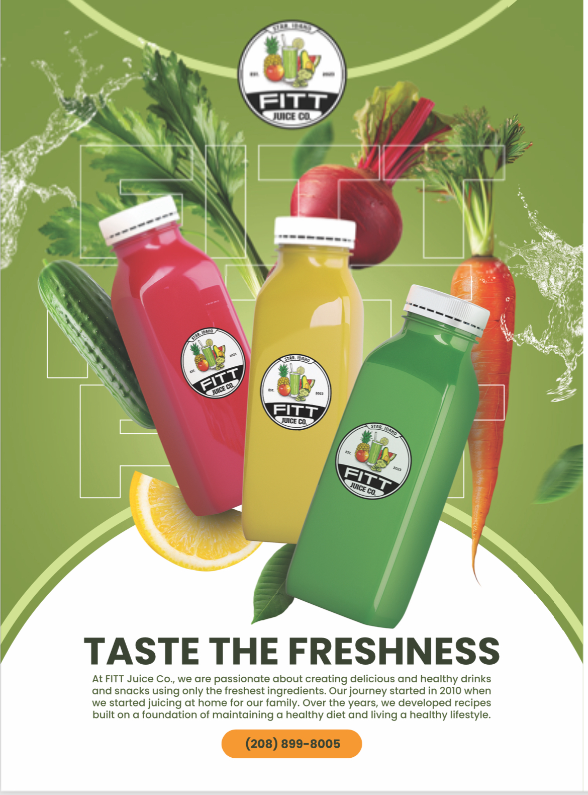 FITT Juice Co. Menu