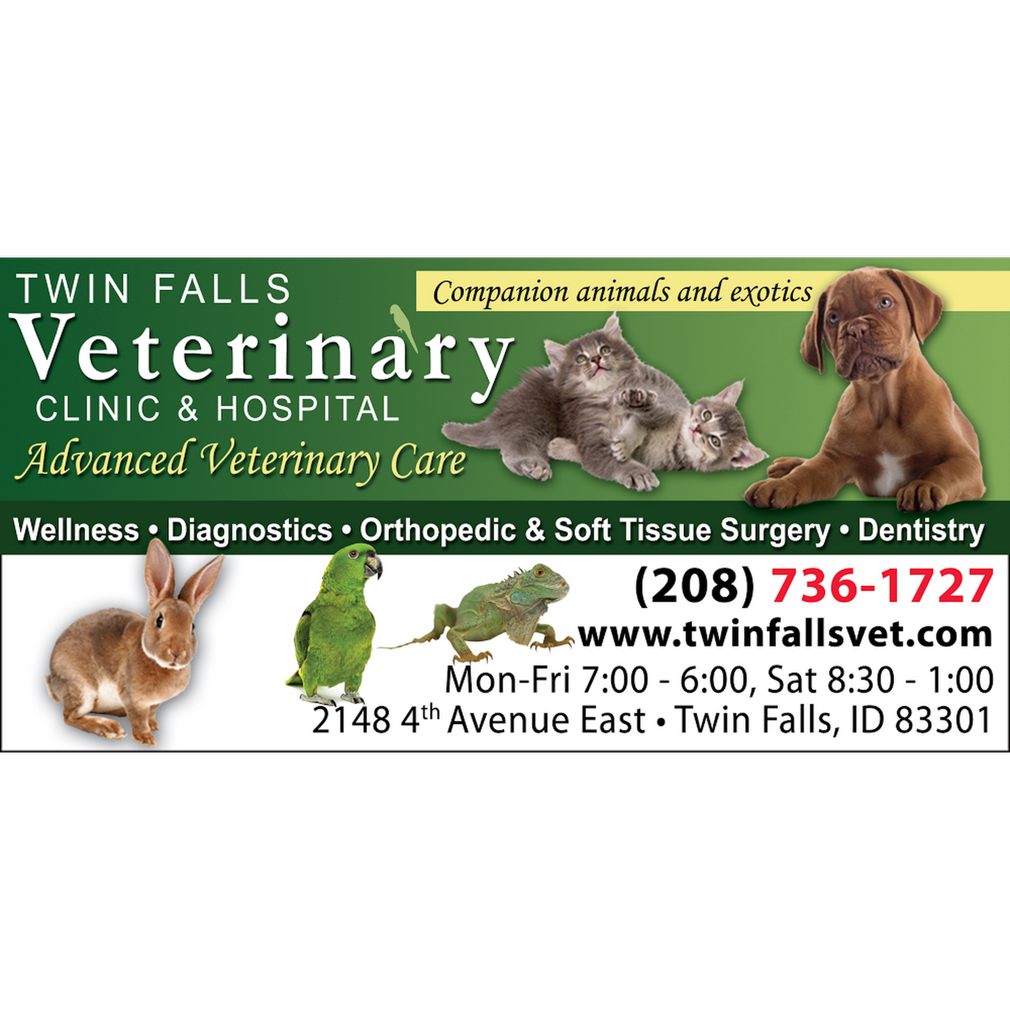 Twin Falls Veterinary Clinic & Hospital Twin Falls