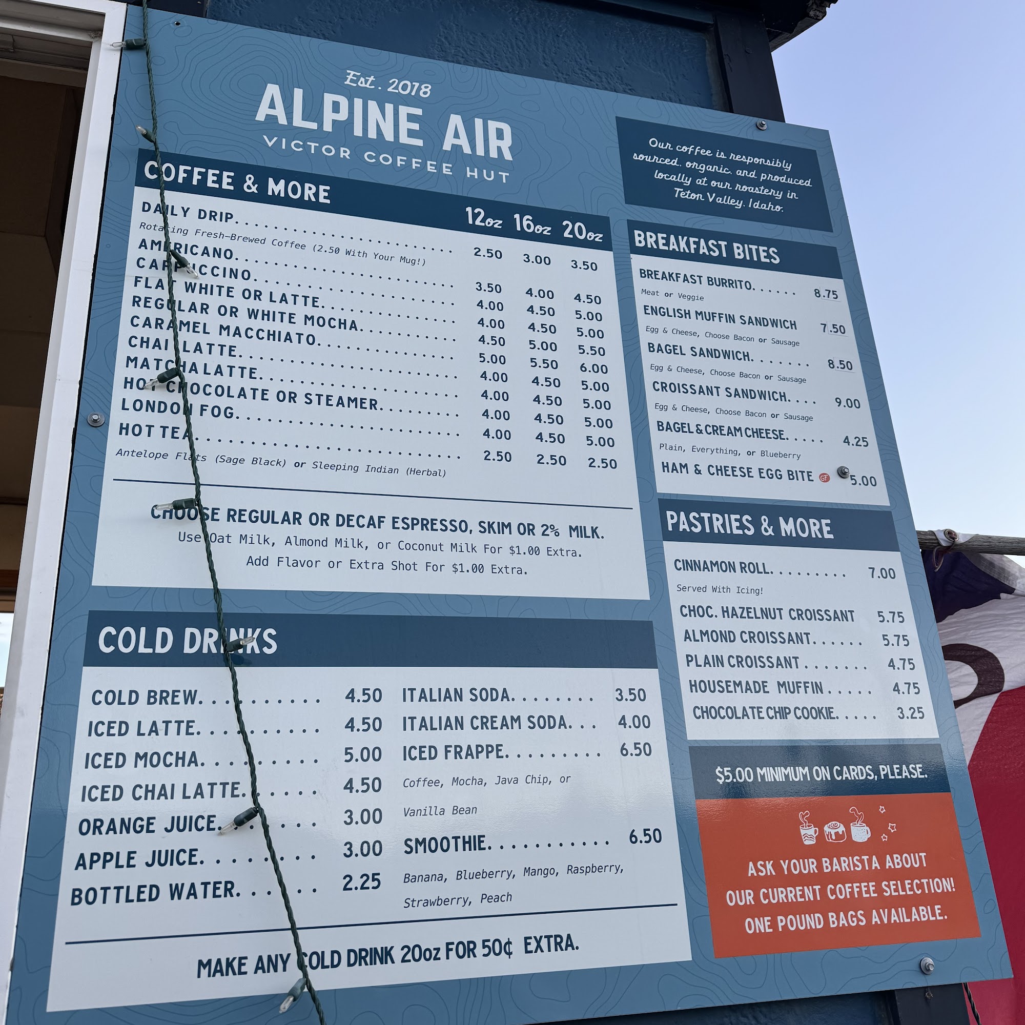 Alpine Air Coffee Hut Drive Thru Victor