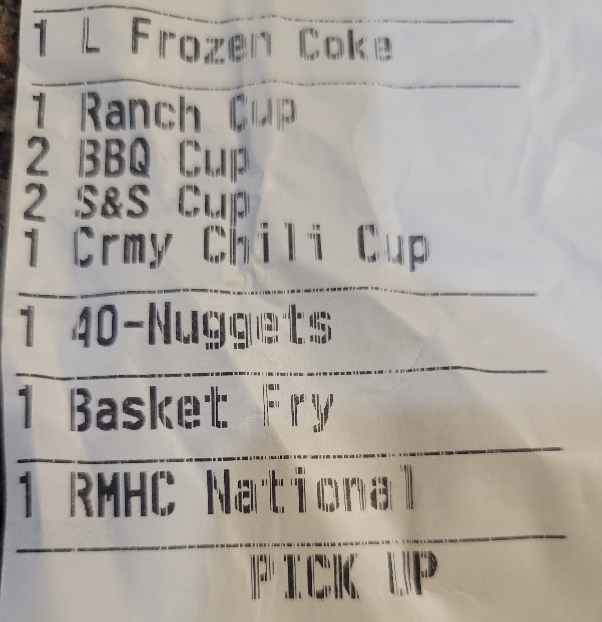McDonald's Menu