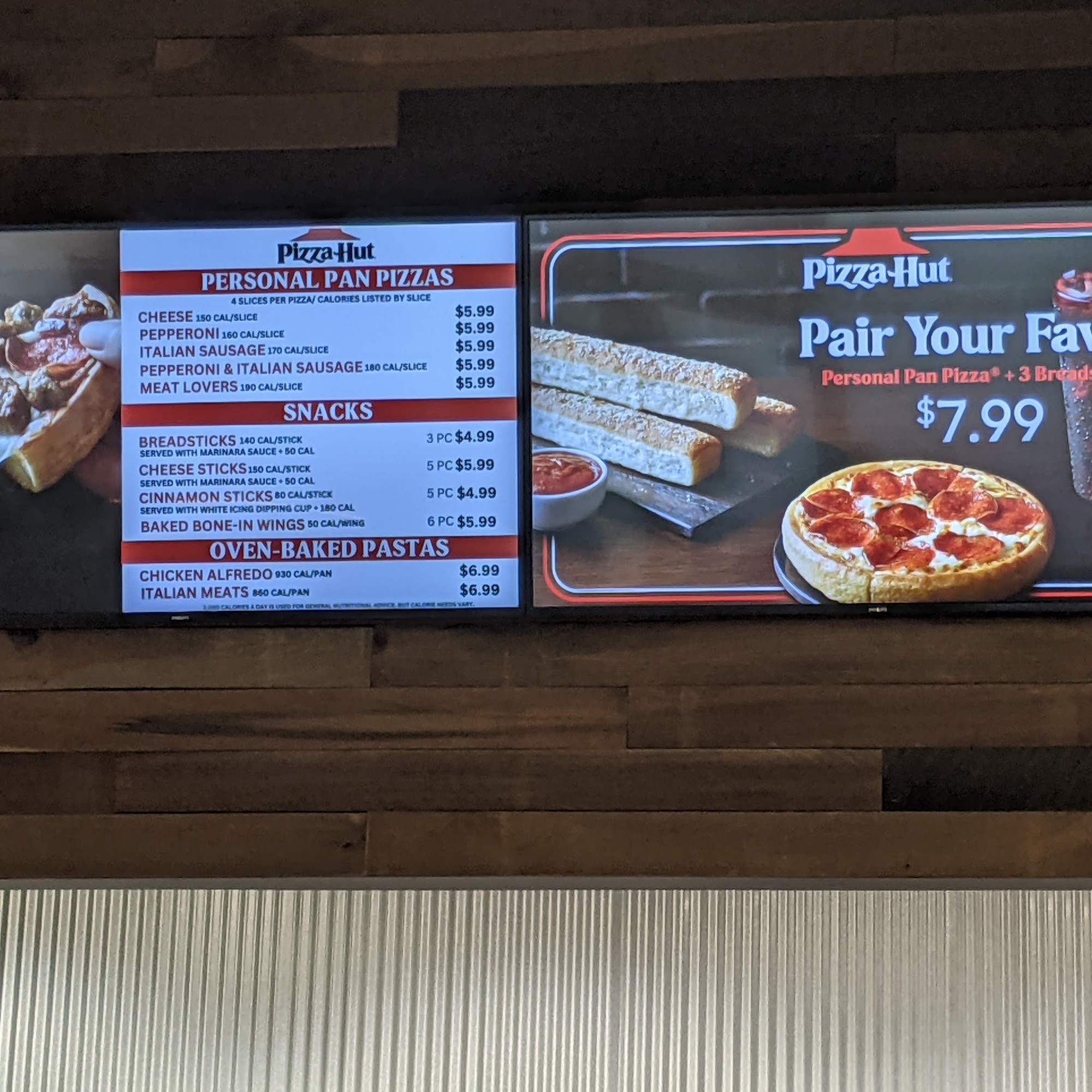 Pizza Hut Express Menu