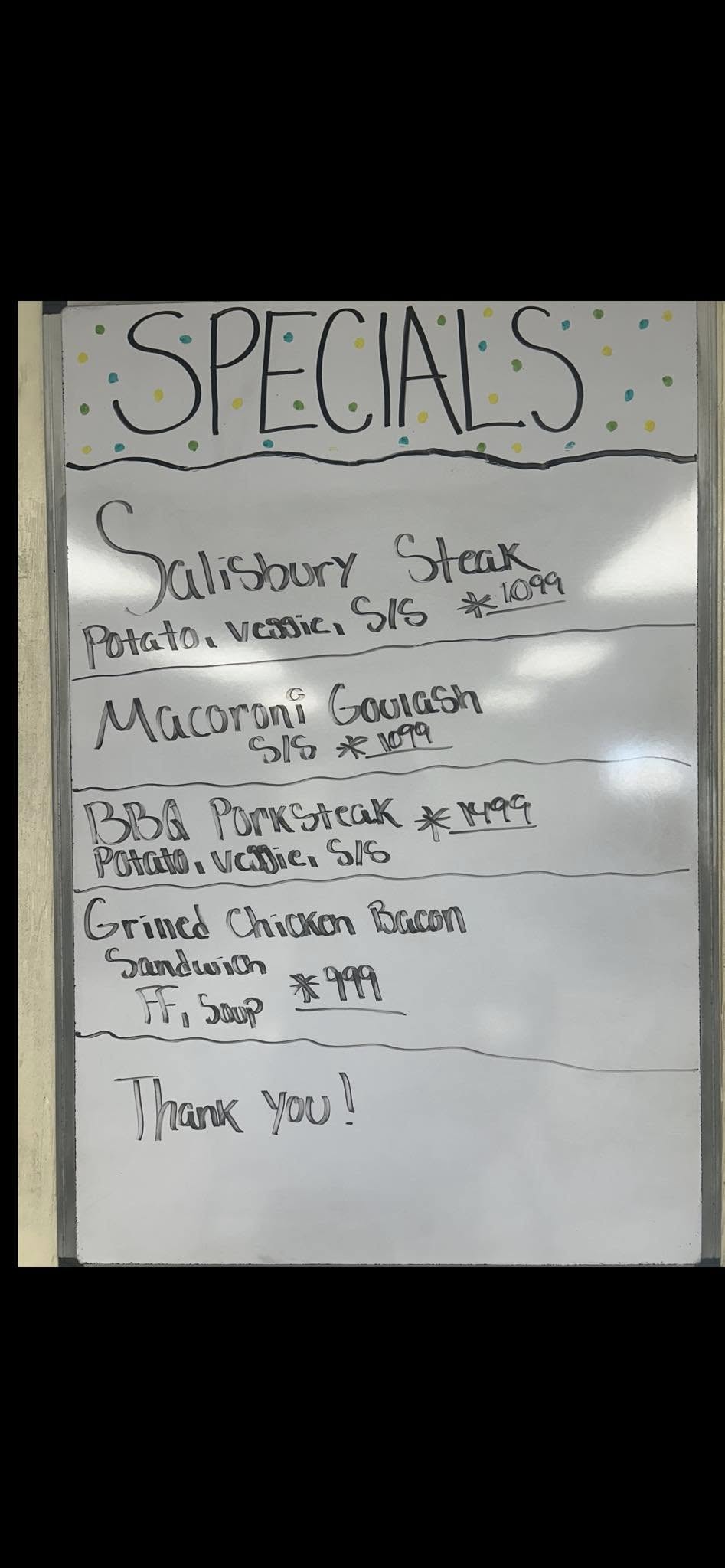 Aviston Family Restaurant Menu