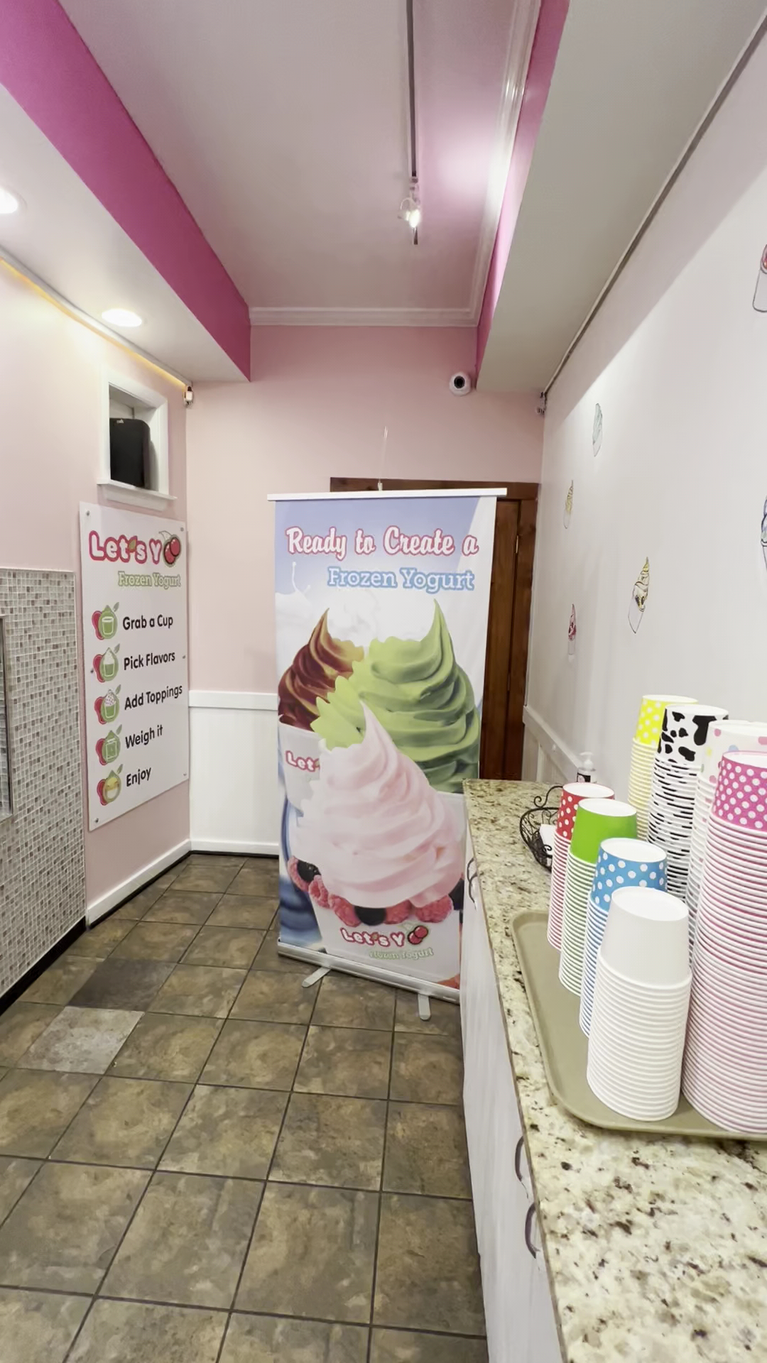 Let's Yo Frozen Yogurt Menu