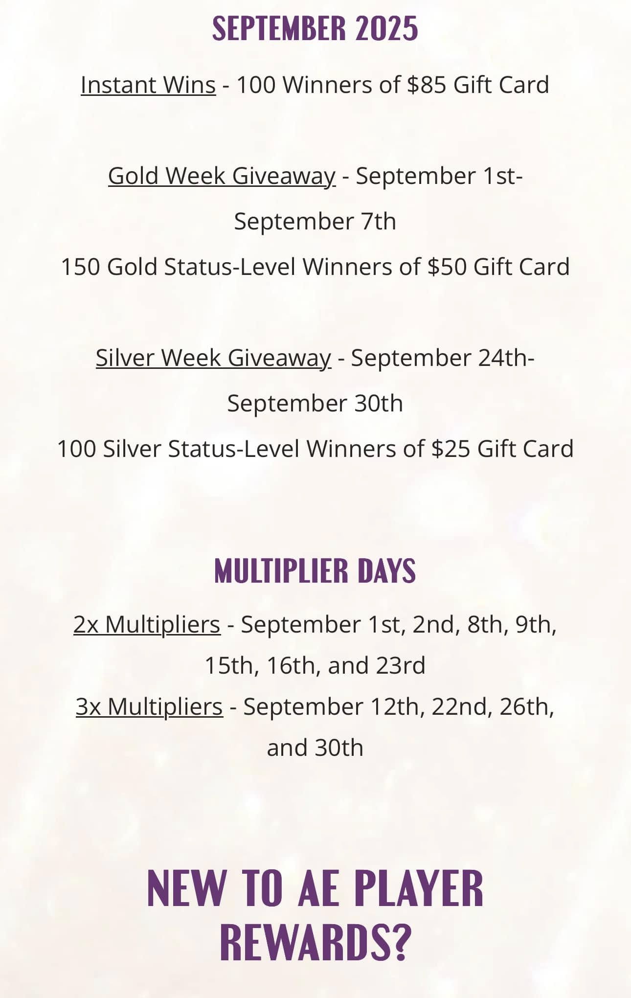 Vinnys Gaming Café Menu