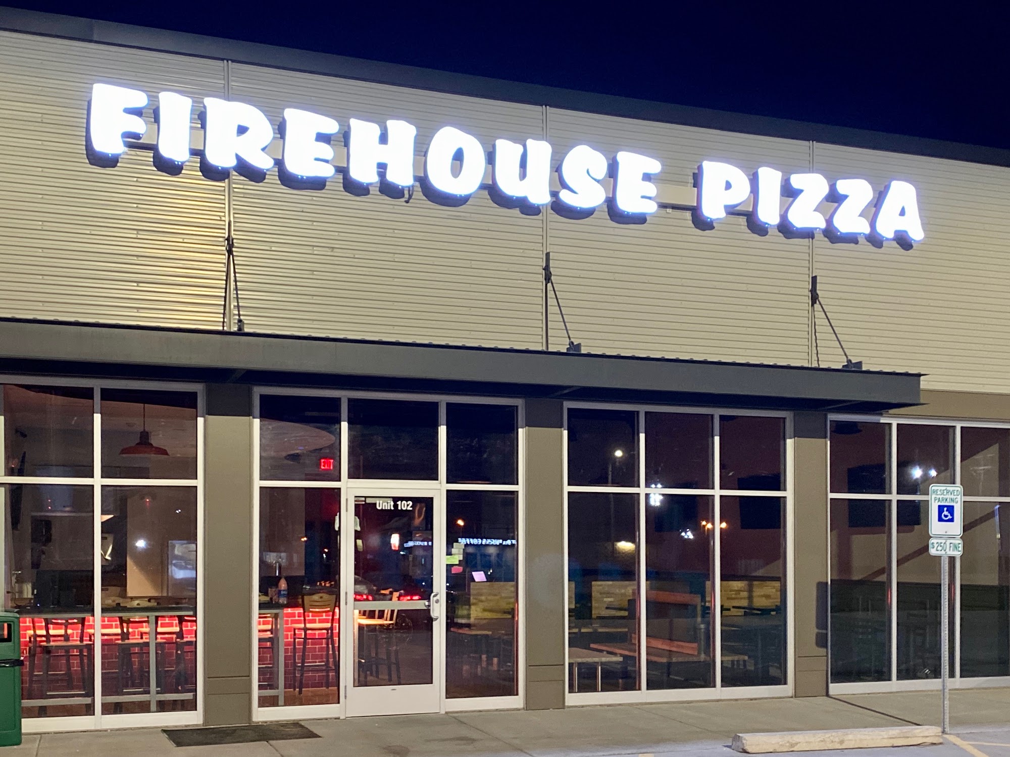 Firehouse Pizza Menu